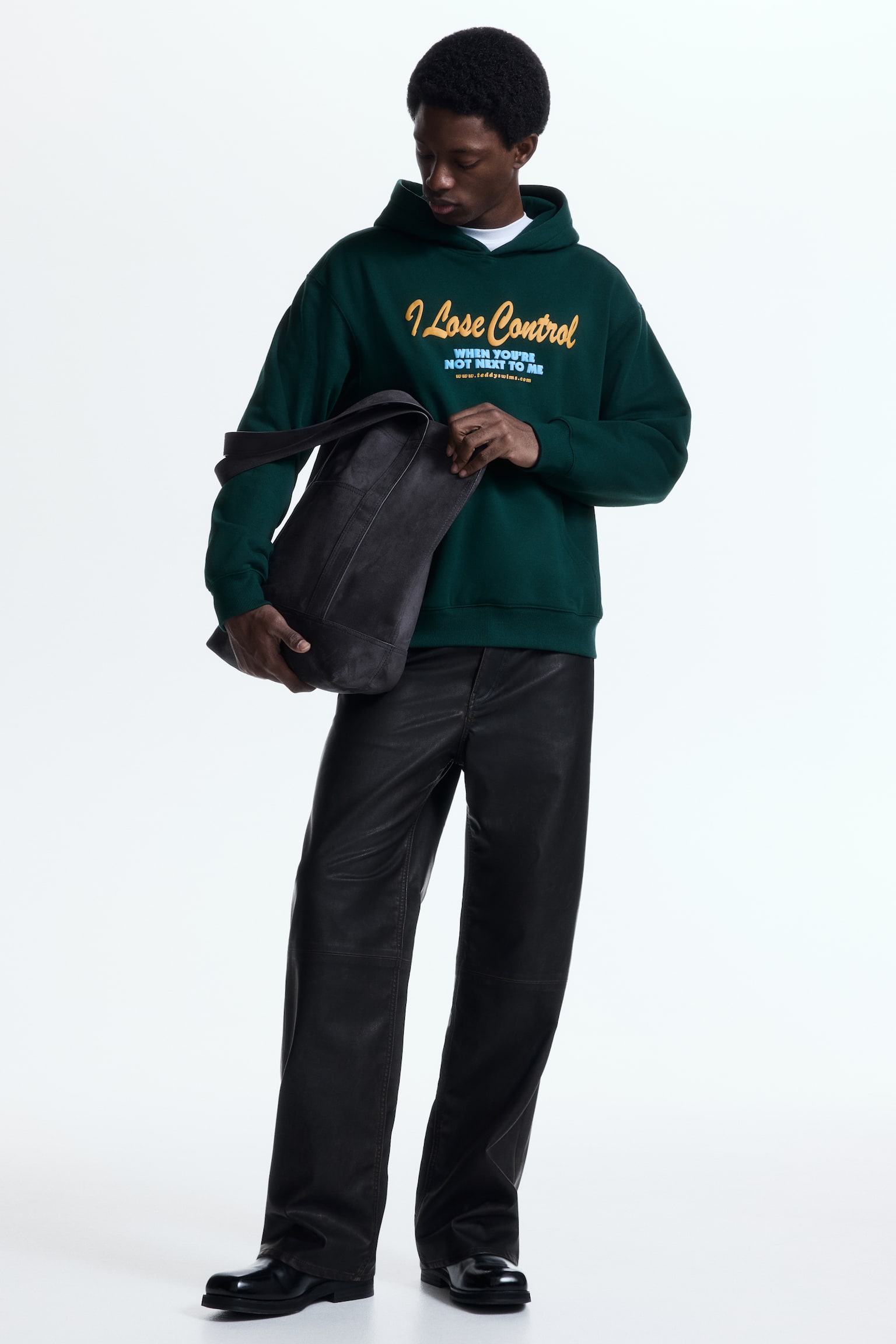 Loose Fit Printed hoodie - Dark green/I lose control/White/The Godfather/Black/Alien/White/Terminator/Black/Home Alone - 3