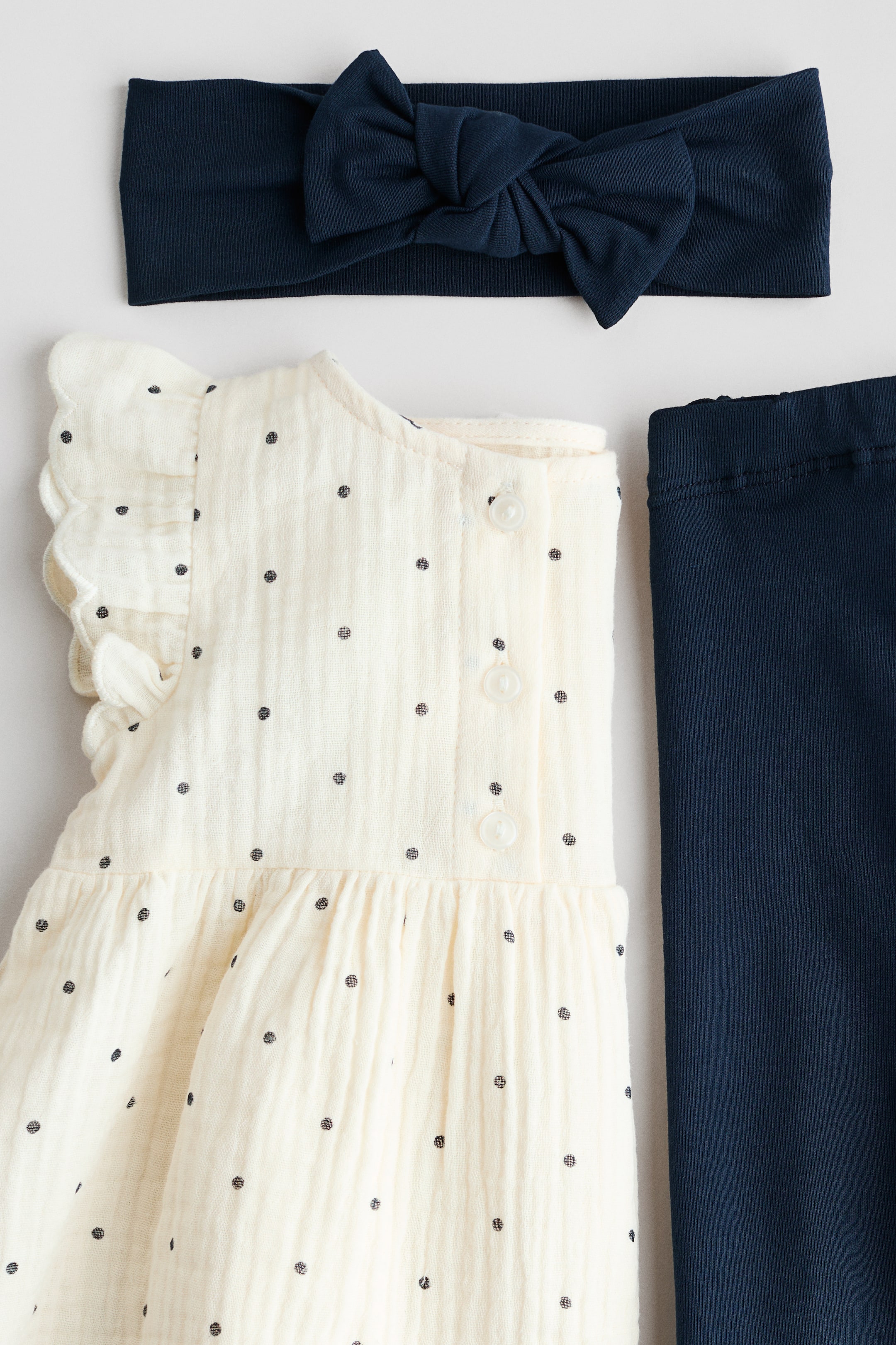 Ensemble 3 pièces en coton