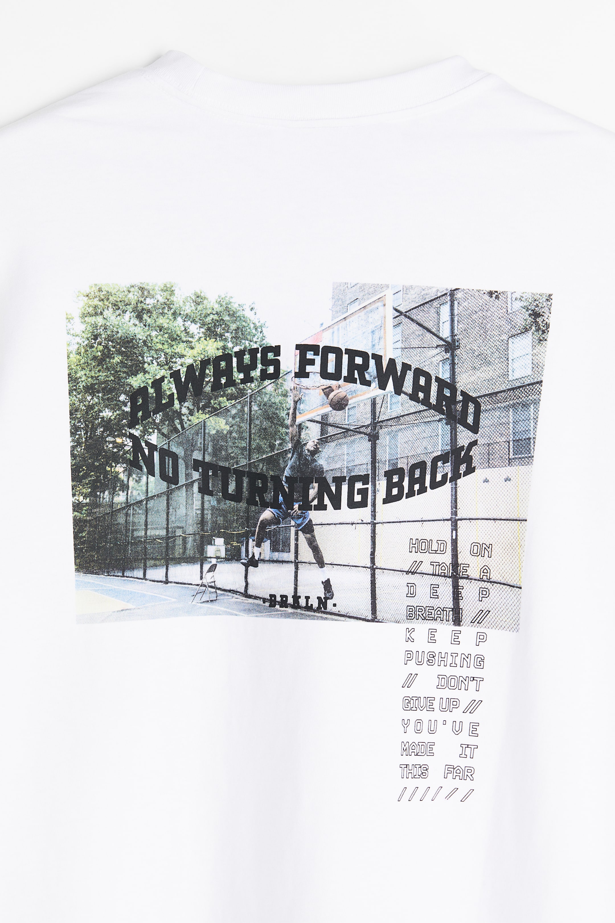 View larger image: Loose Fit Printed T-shirt - White/Always Forward - Men | H&M PH 2