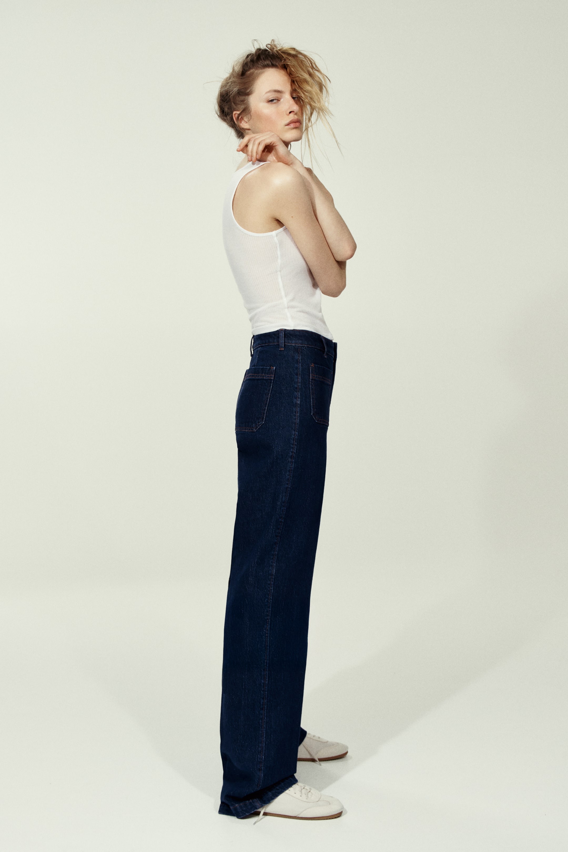Женские джинсы H&M Wren High Rise Wide Leg Jeans — фото 5
