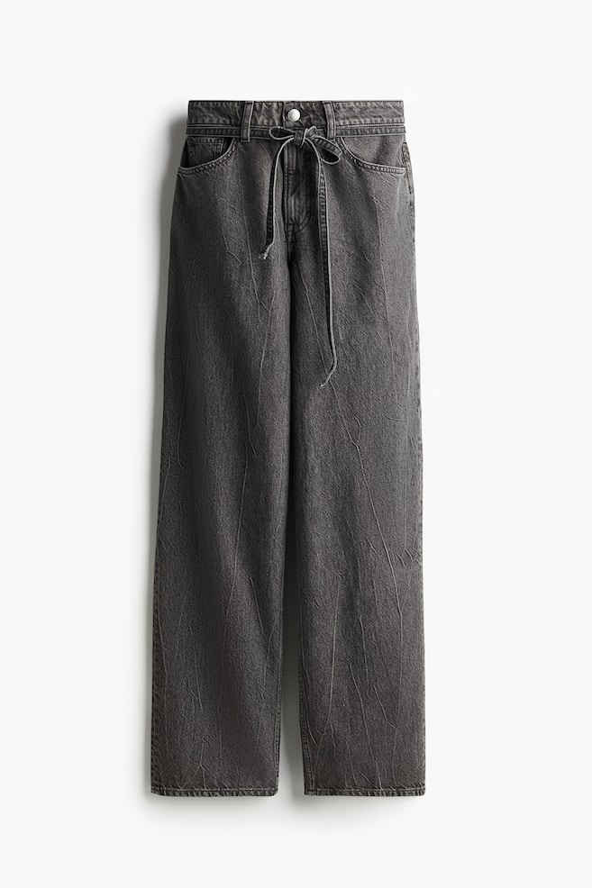 Super Baggy Low Jeans - Dark grey/Black/Dark denim blue - 1