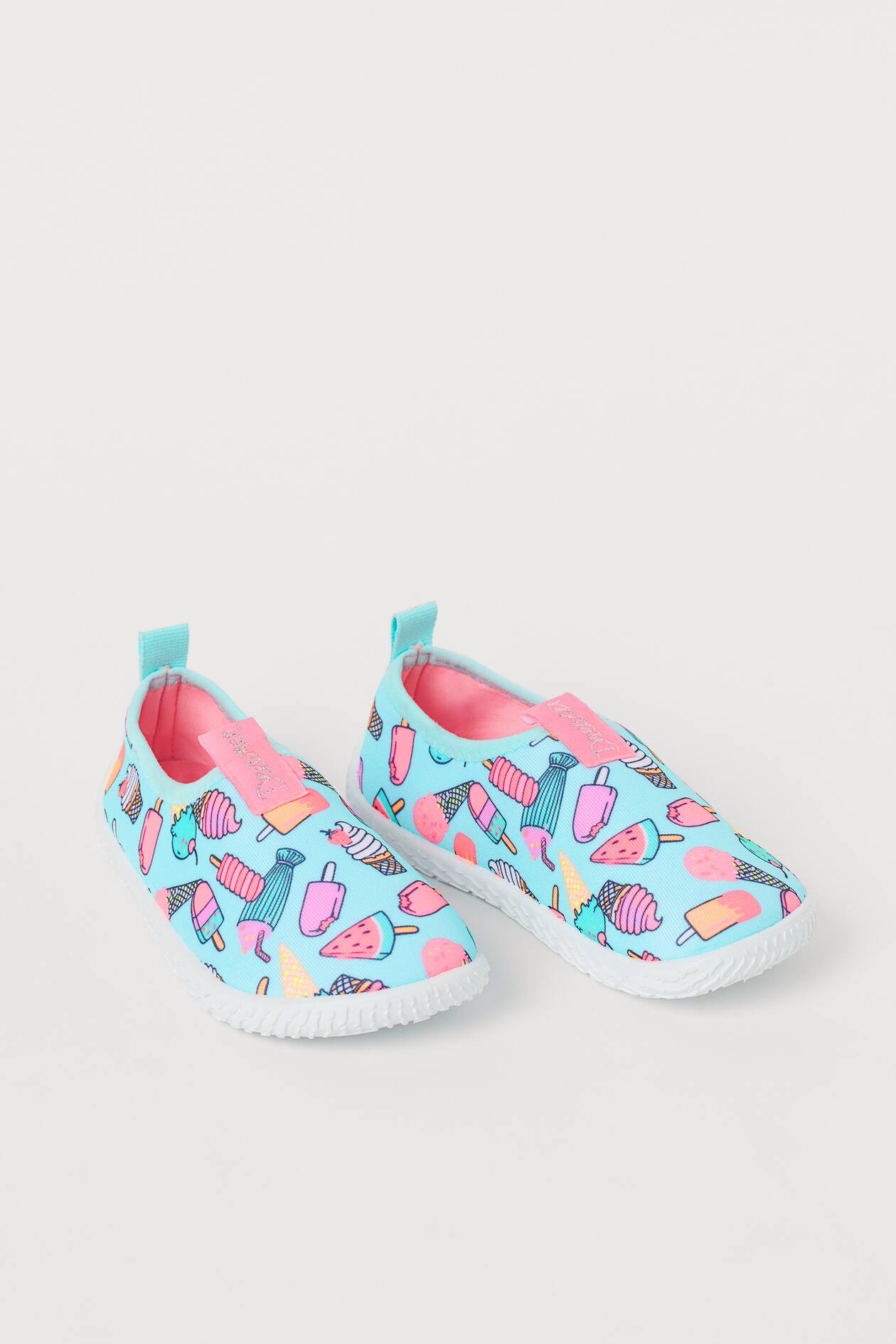 Scuba-look Water Shoes - Light turquoise/ice cream - Kids | H&M US