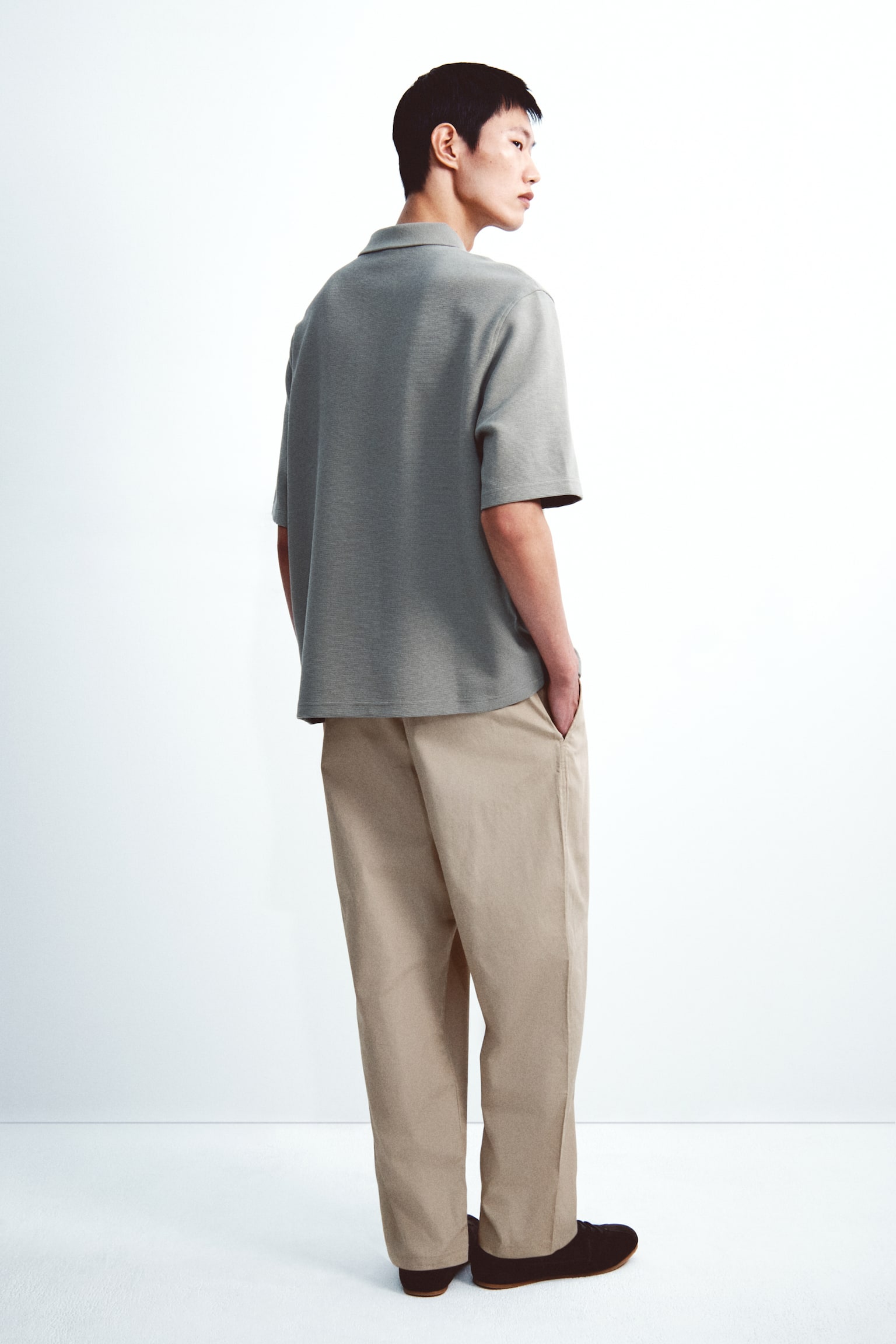 Quần dài Loose Fit - Màu be/Màu đen - 5