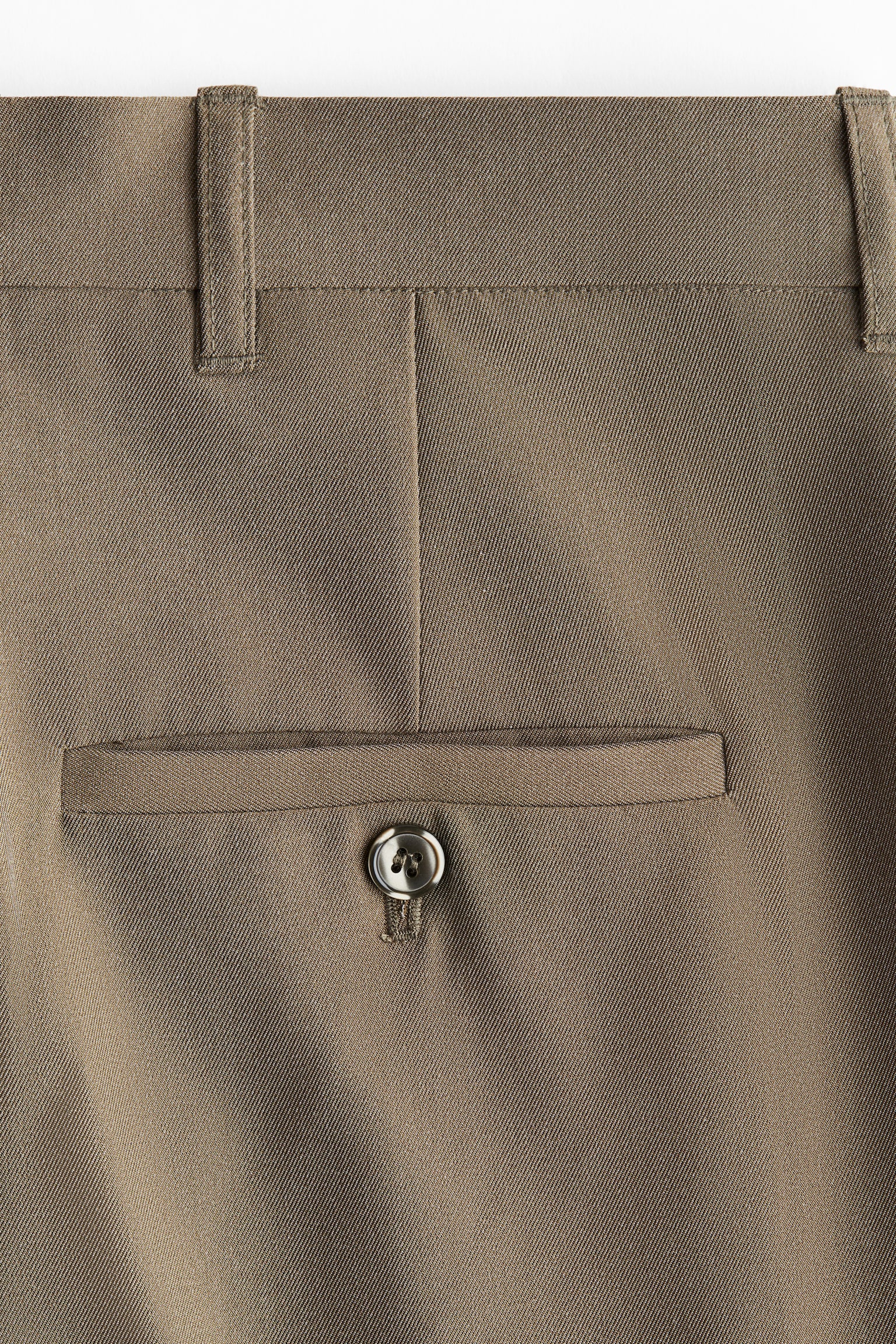 Женские брюки H&M Tailored, цвет: Хаки зелёный — фото 2