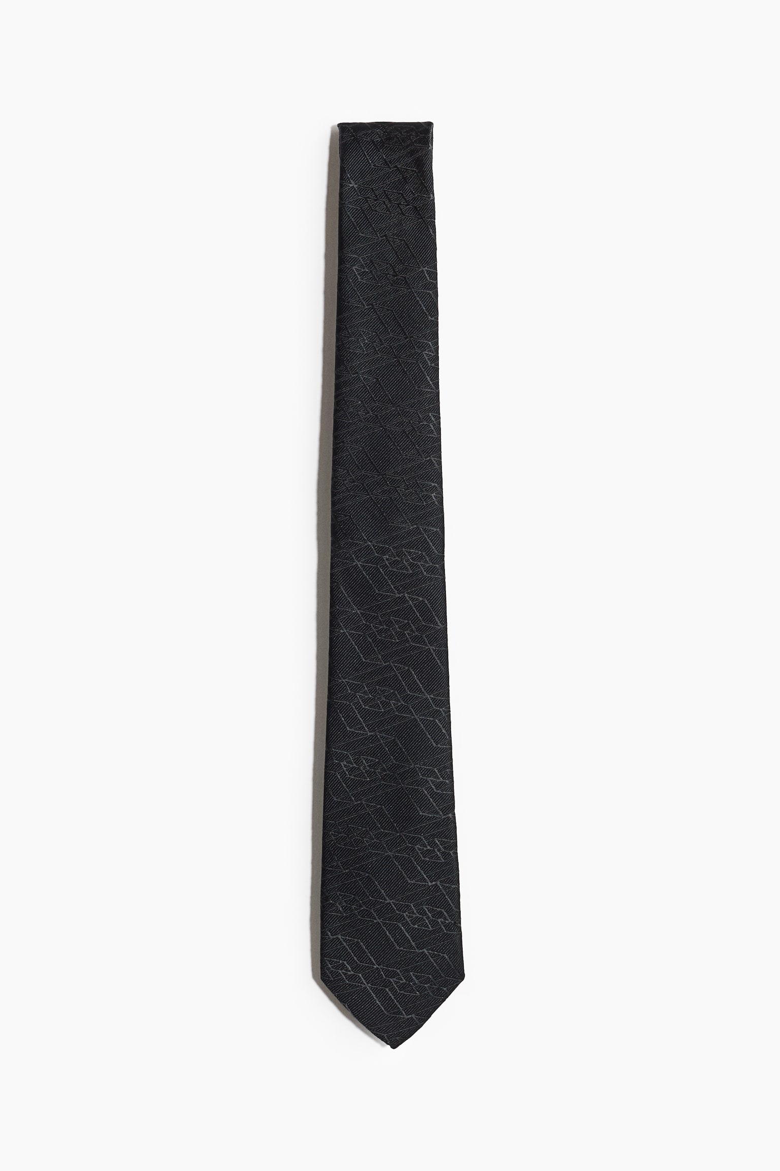 Patterned tie - Negro/Lotto - 1