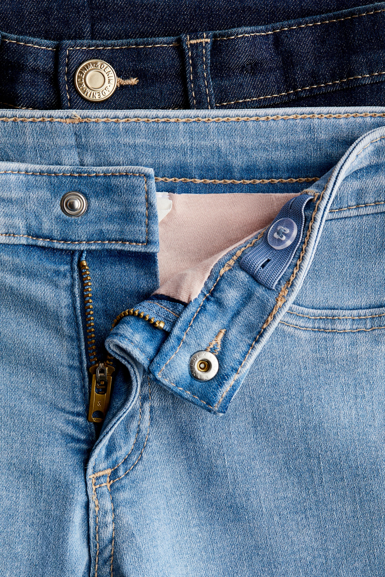 Lined Skinny Fit Jeans - Light denim blue/Dark denim blue/Blu denim/nero denim - 3