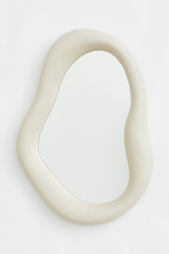 Asymmetric mirror - Light beige - 1