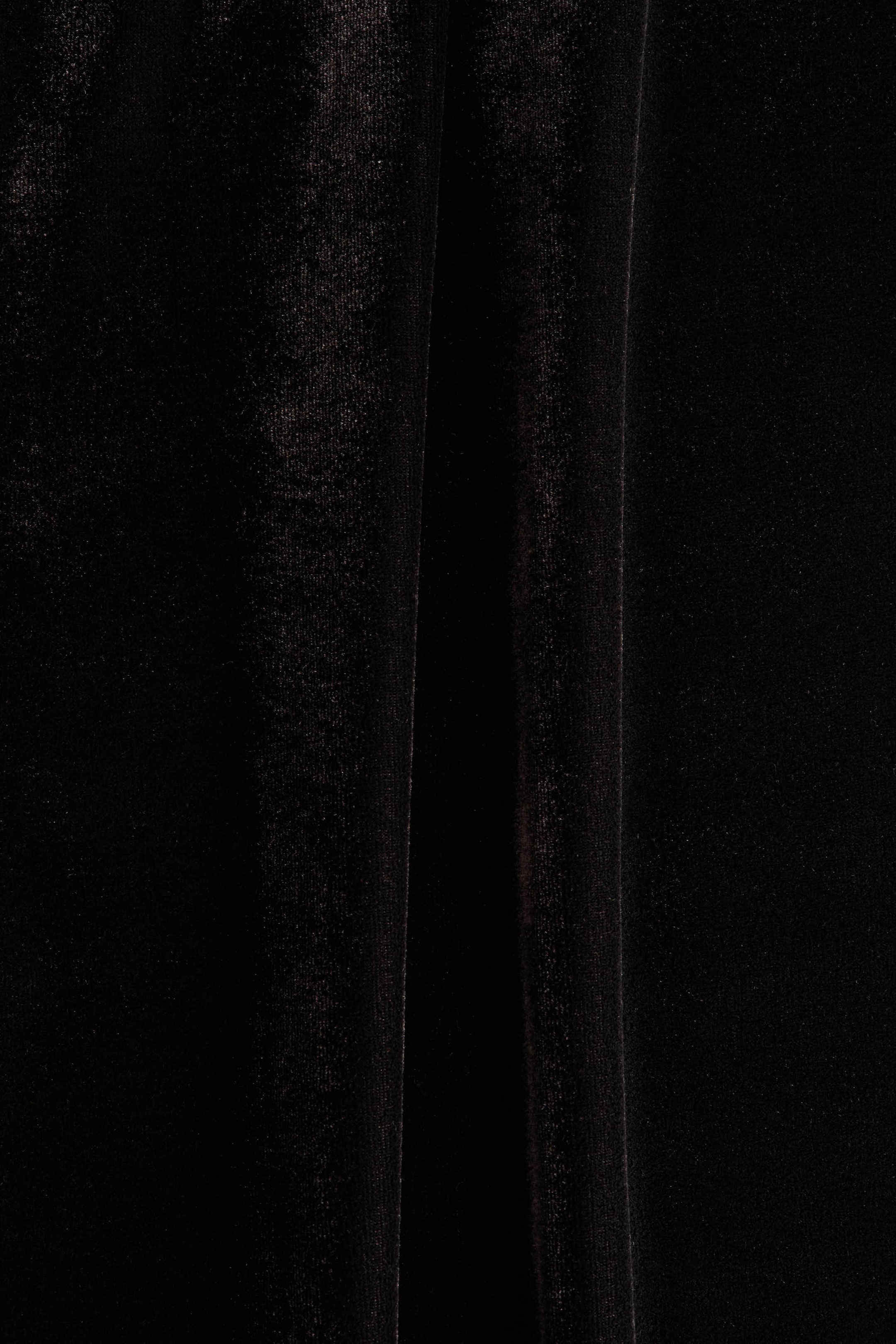 Visa större bild: Byxa i velour - Mörkbrun - DAM | H&M FI 7