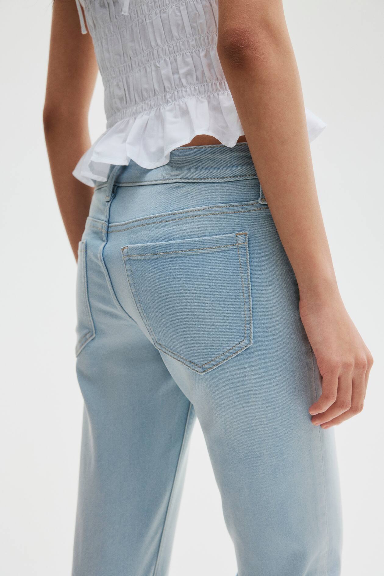 Flared Low Ankle Jeans - image 3