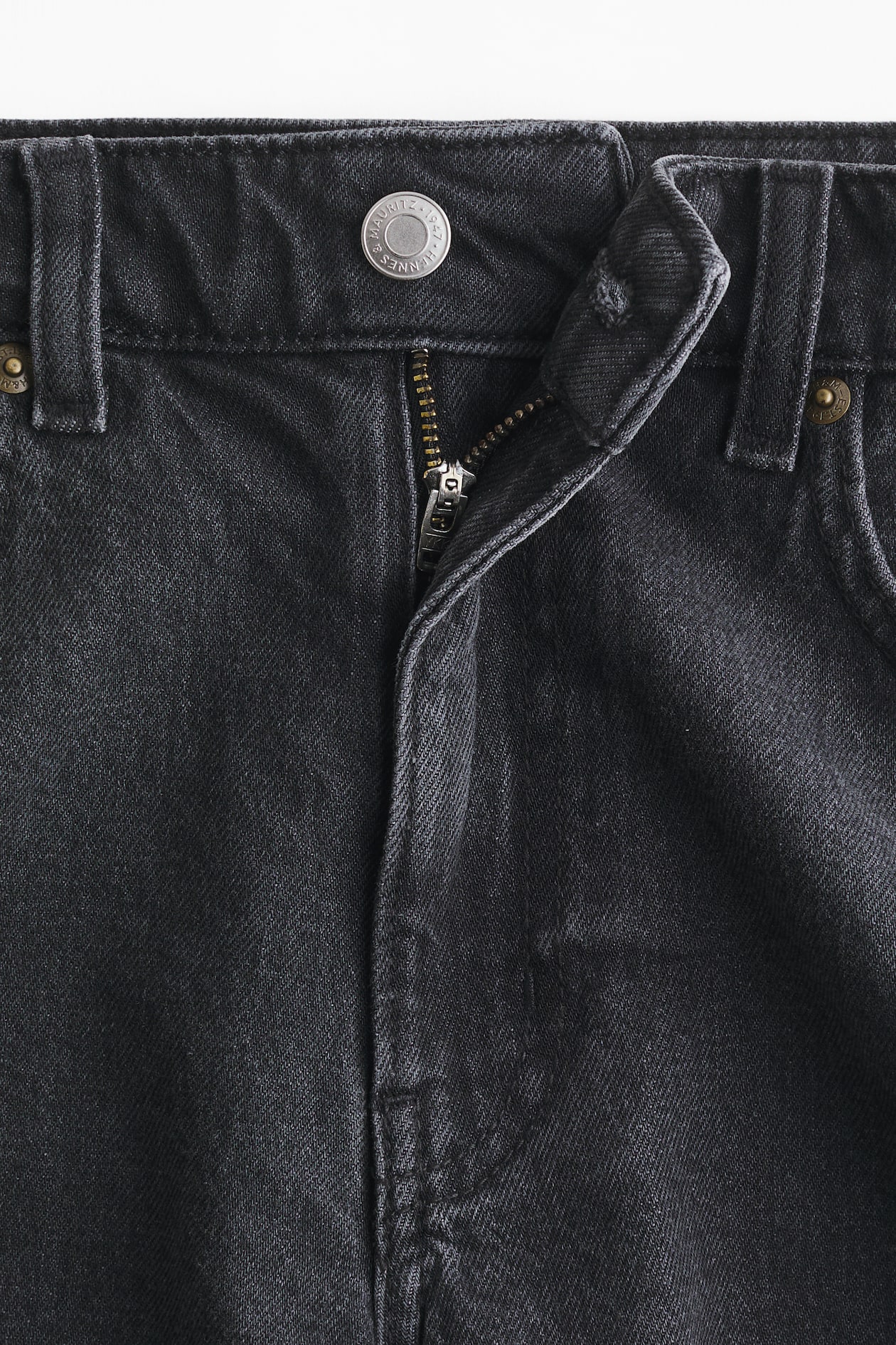High-Waist Denim Shorts - image 3
