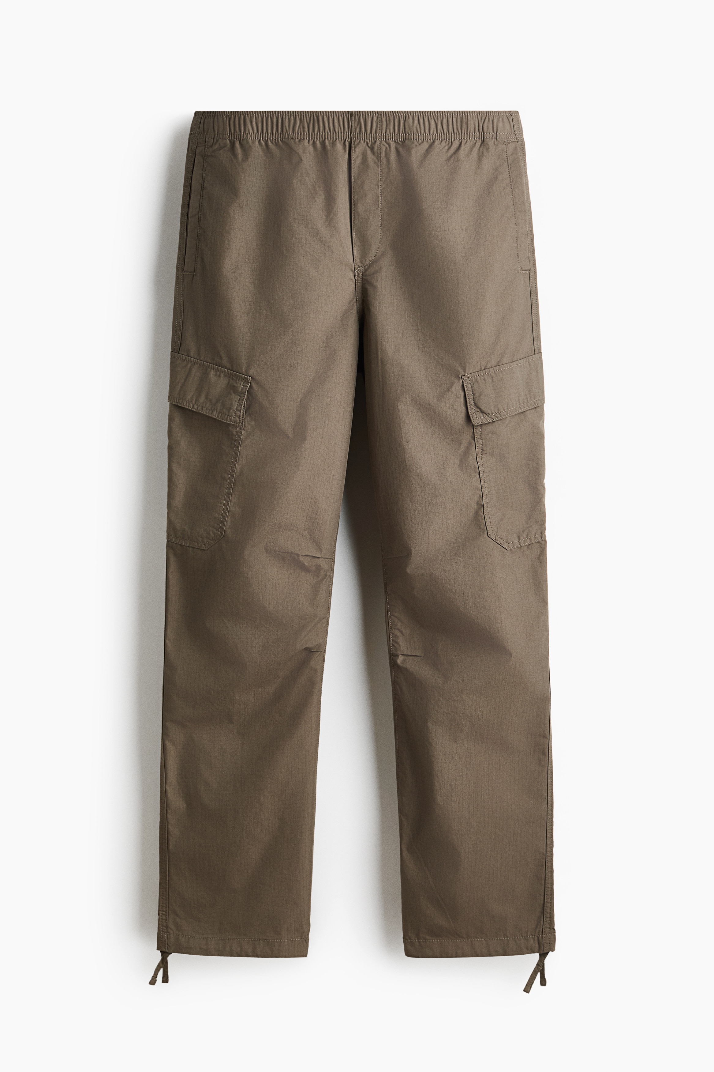 Pantalon cargo Regular Fit - Taupe/Noir