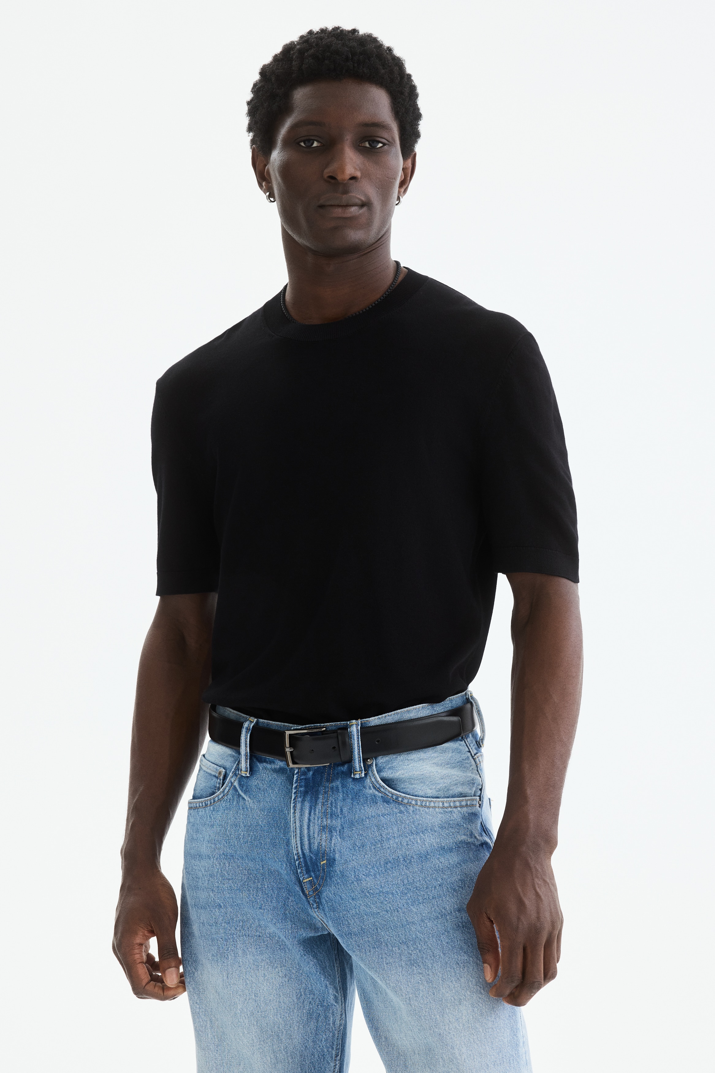 Slim-Fit Knit T-Shirt from H&M - $24.99