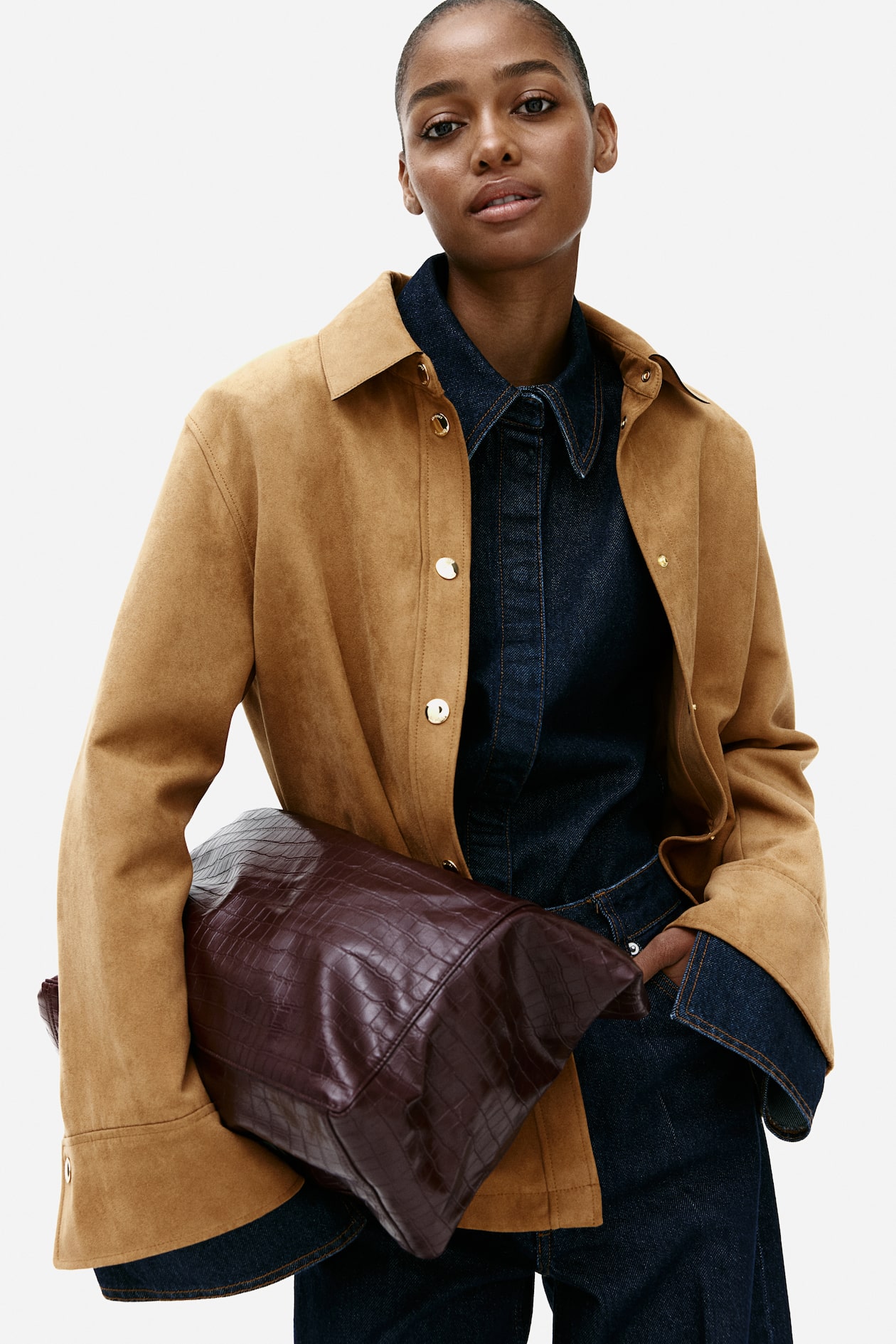 Veste En Daim Pluie Veste Shearling Marron En Cuir Homme, Made In