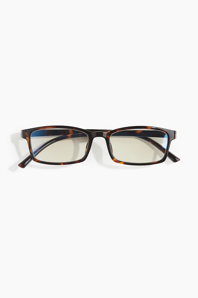 Blue Light Eyeglasses - Brown/tortoiseshell pattern - 1