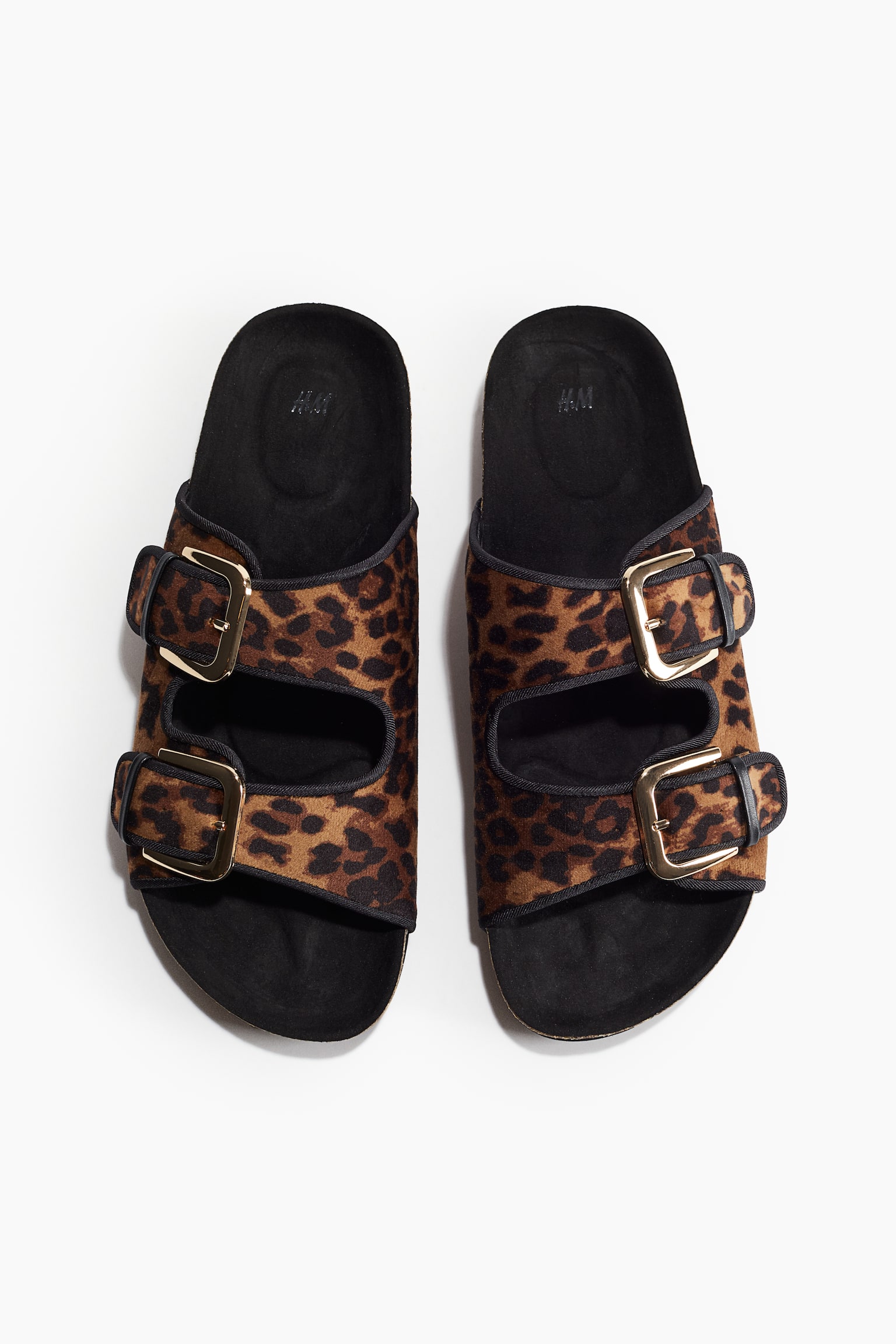 Pattern Sandals - Beige/Leopard print - 3