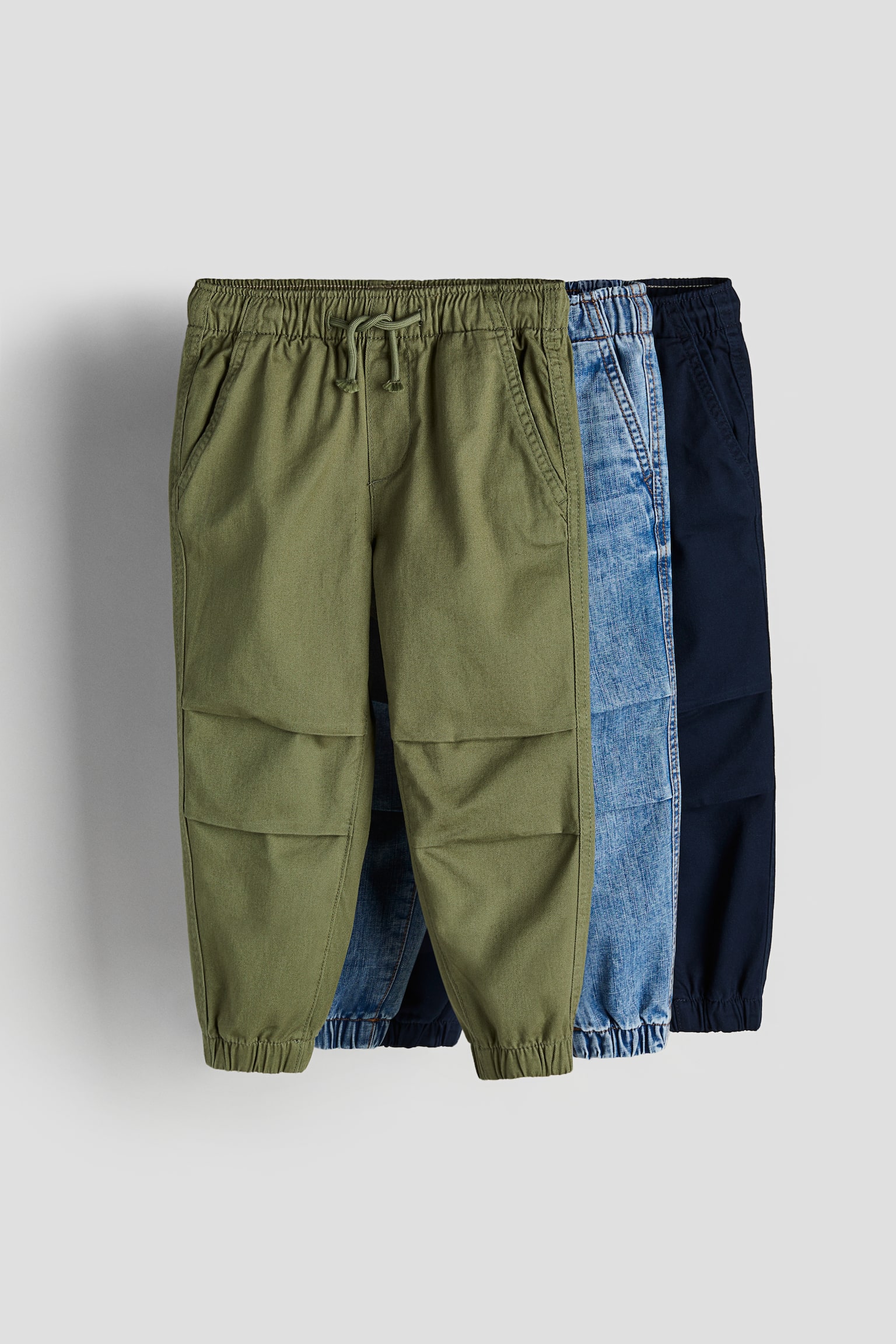 Σετ με 3 βαμβακερά joggers