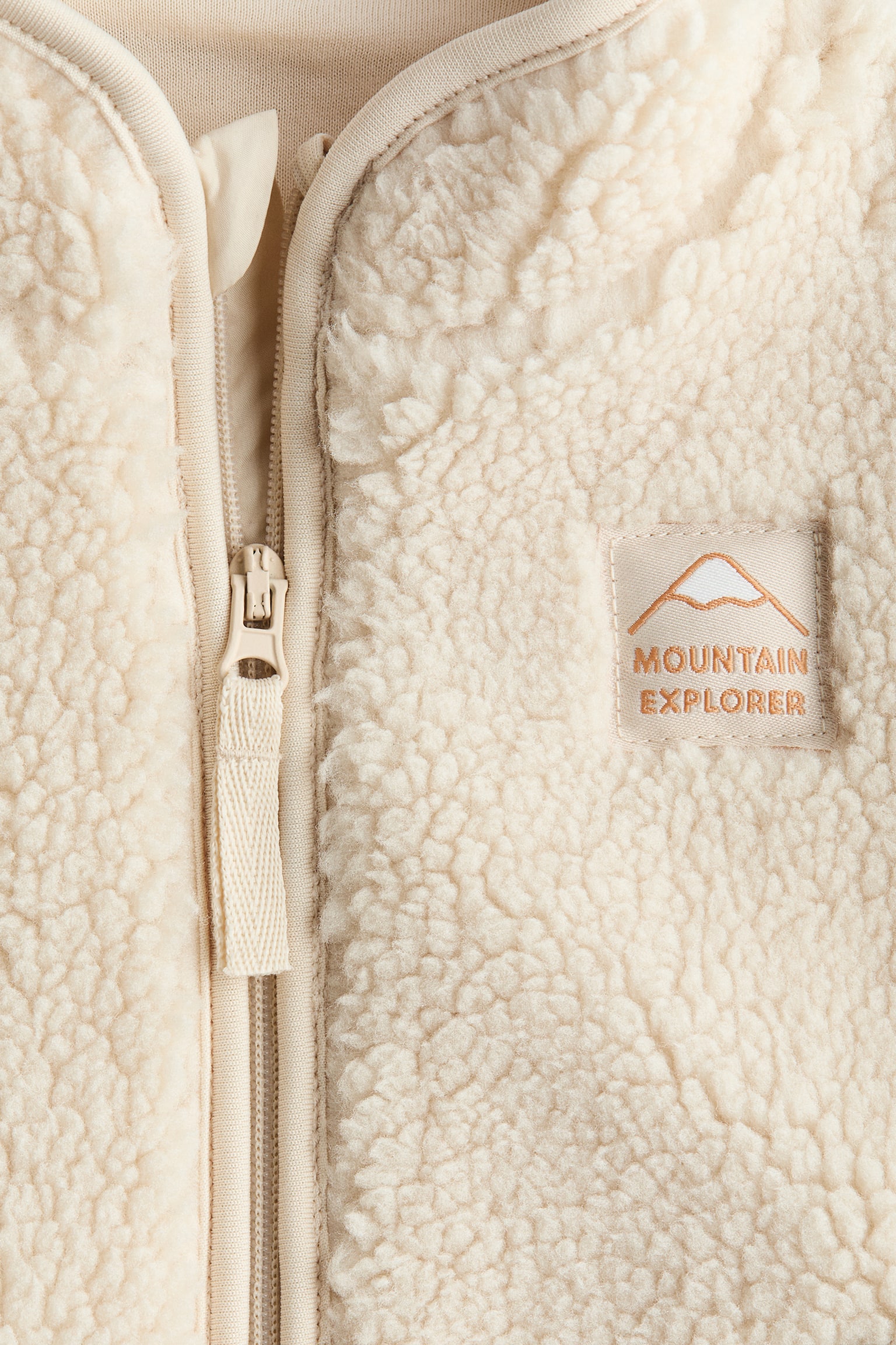 Teddy jacket - Light beige/Dusty blue/Colour block/Light pink/Khaki green/Cream - 2