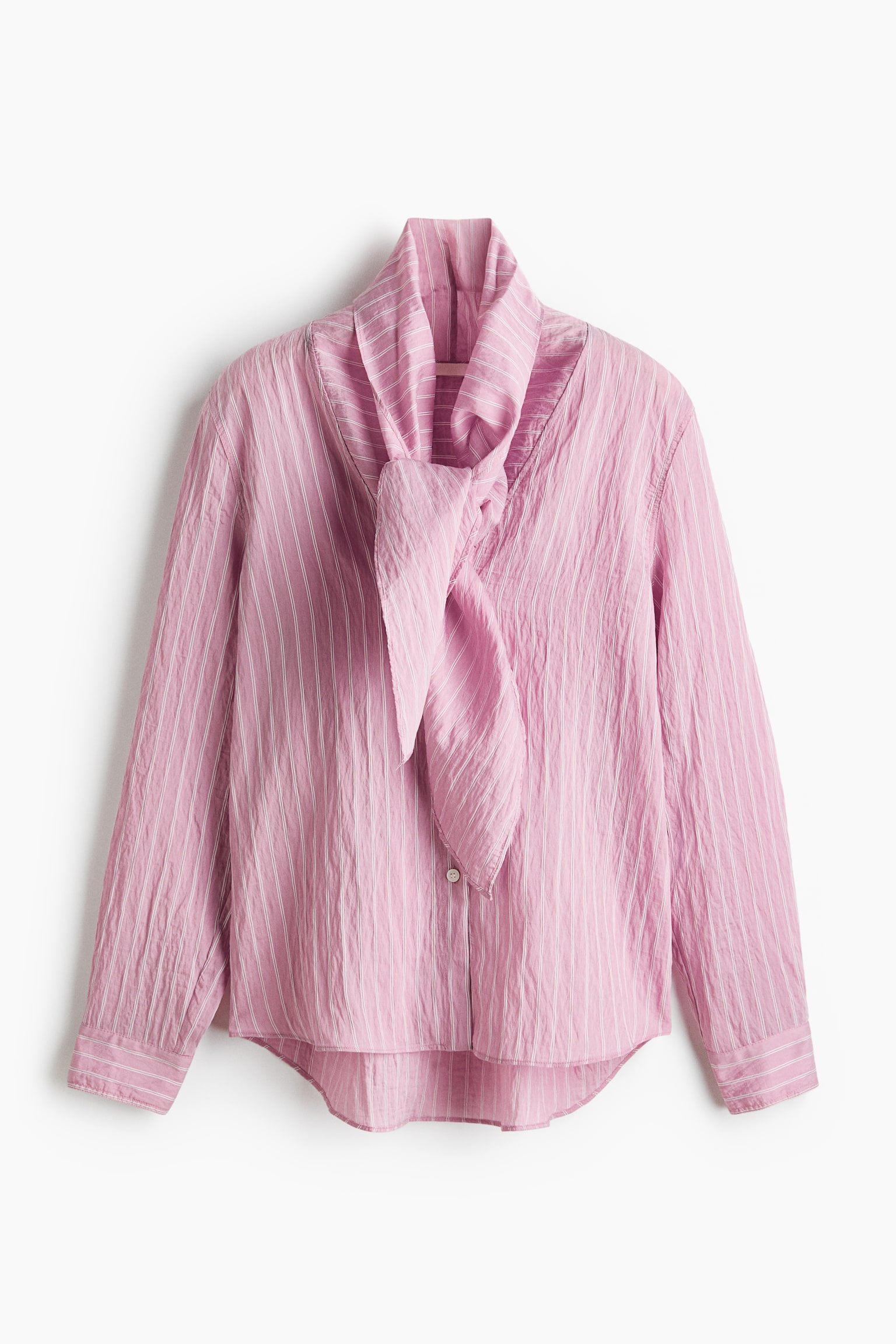 Scarf-collar shirt - 2