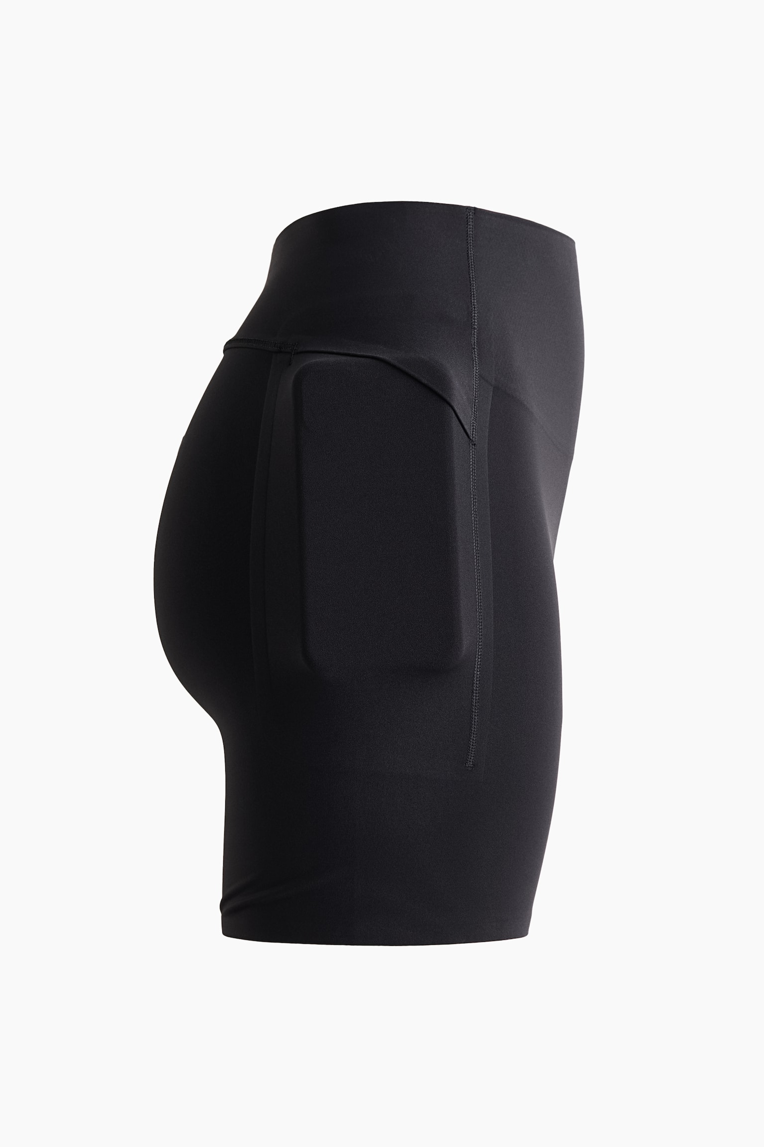 Женские шорты H&M Move Sports Bike Shorts with SculptMove™, цвет: Чёрный — фото 6