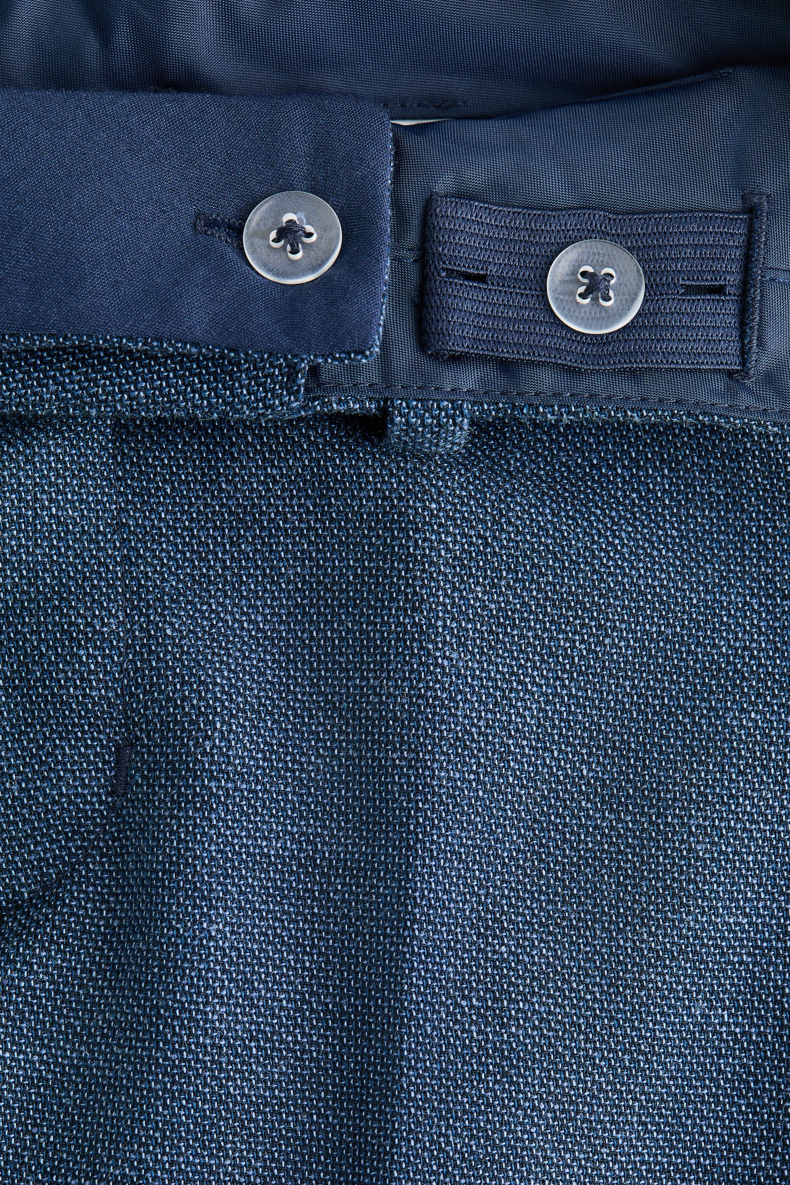 Pantalone elegantnog kroja - Mornarsko plava/Svetlobež/Svetloplava - 3