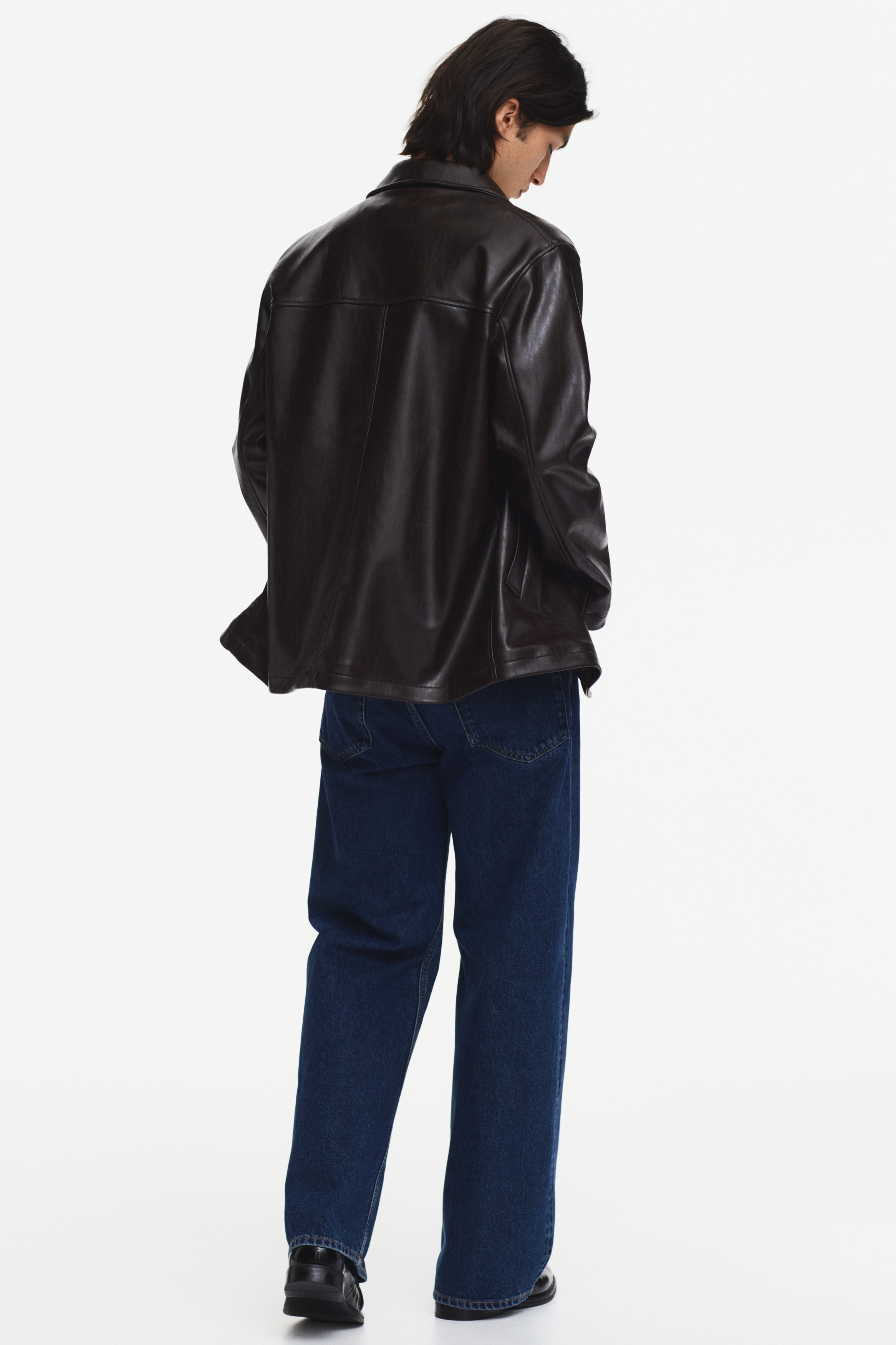 コーティングジャケット - ダークブラウン - Men | H&M JP