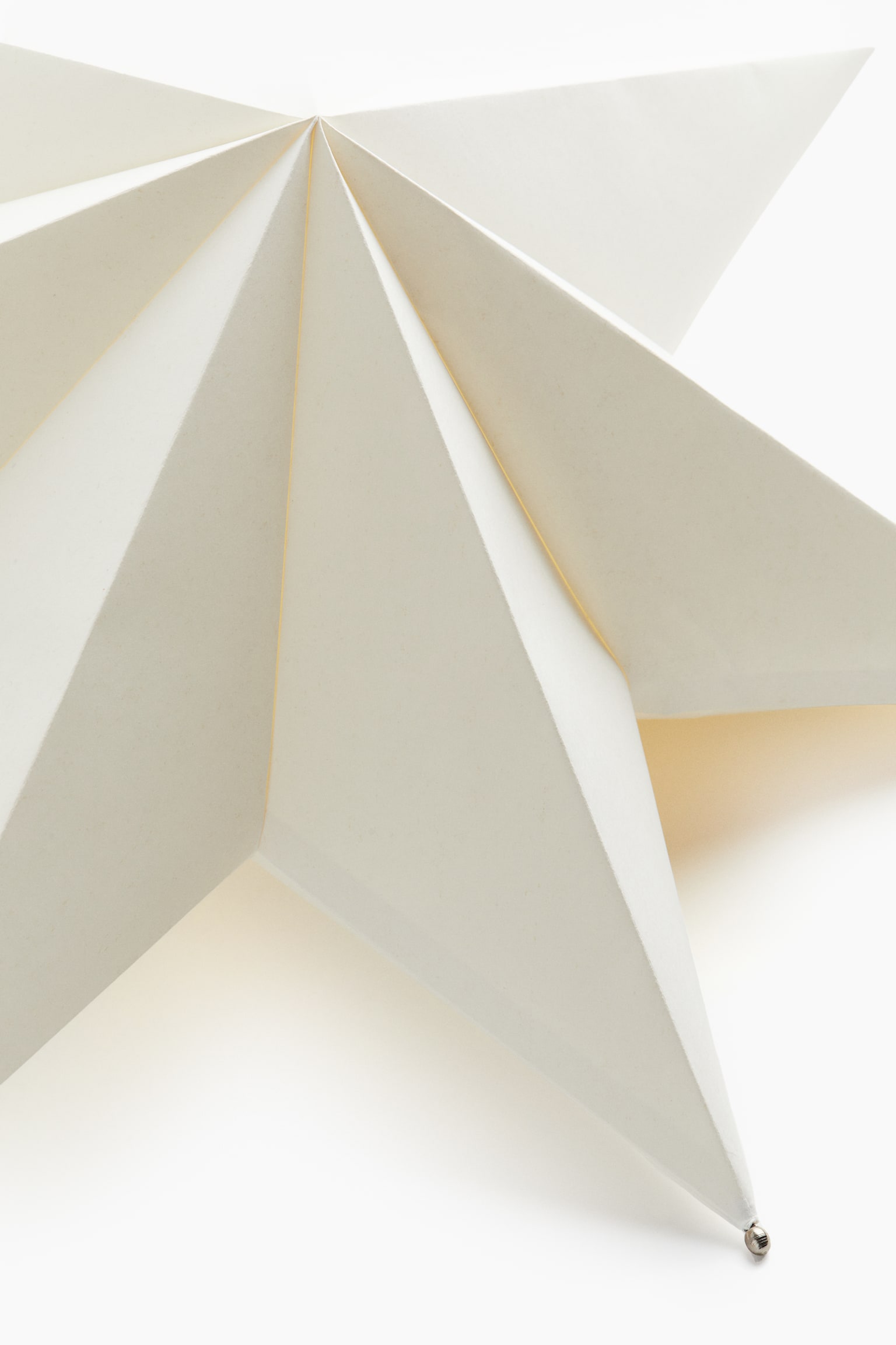 Paper star lampshade - White - 2