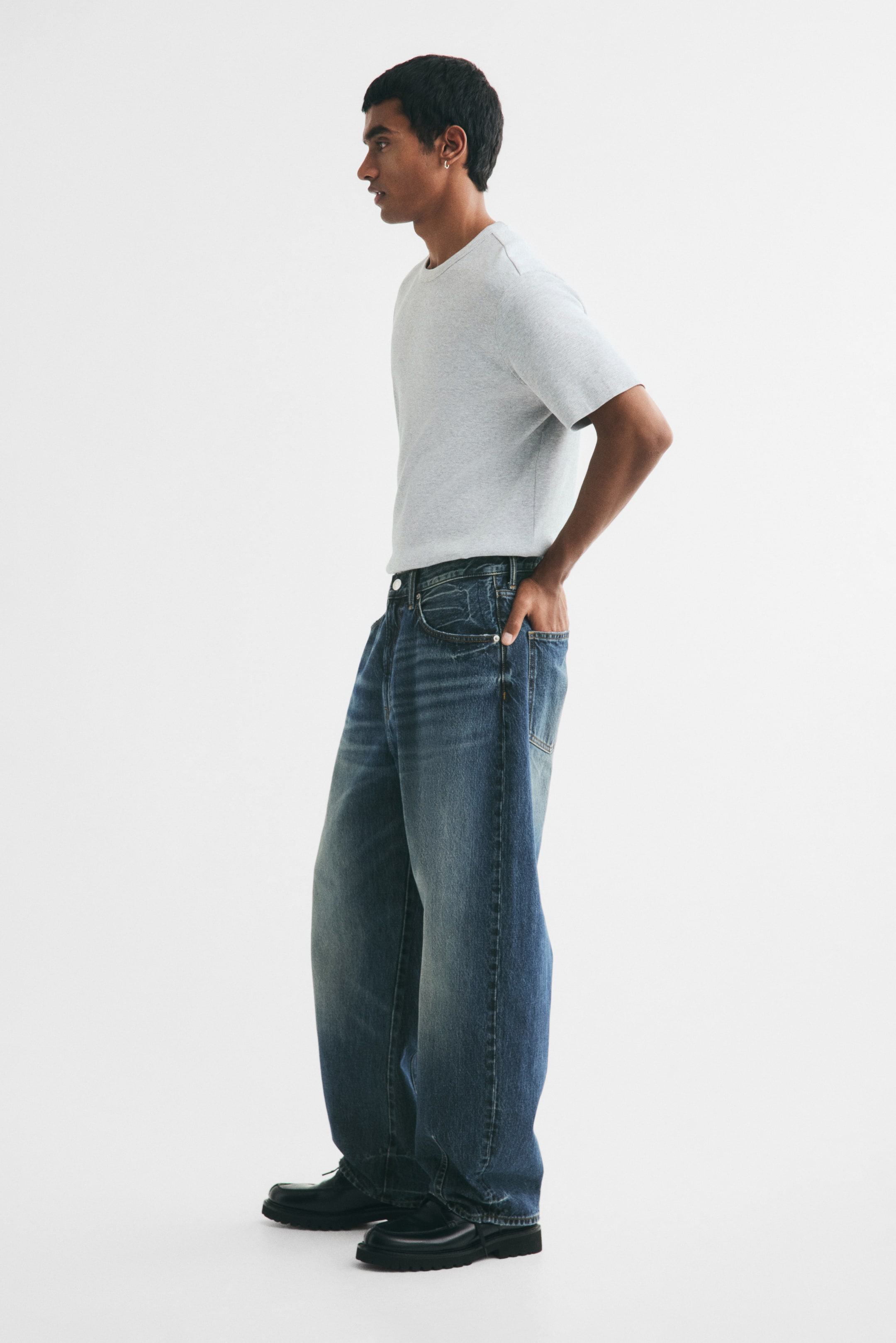 Jean tonneau baggy