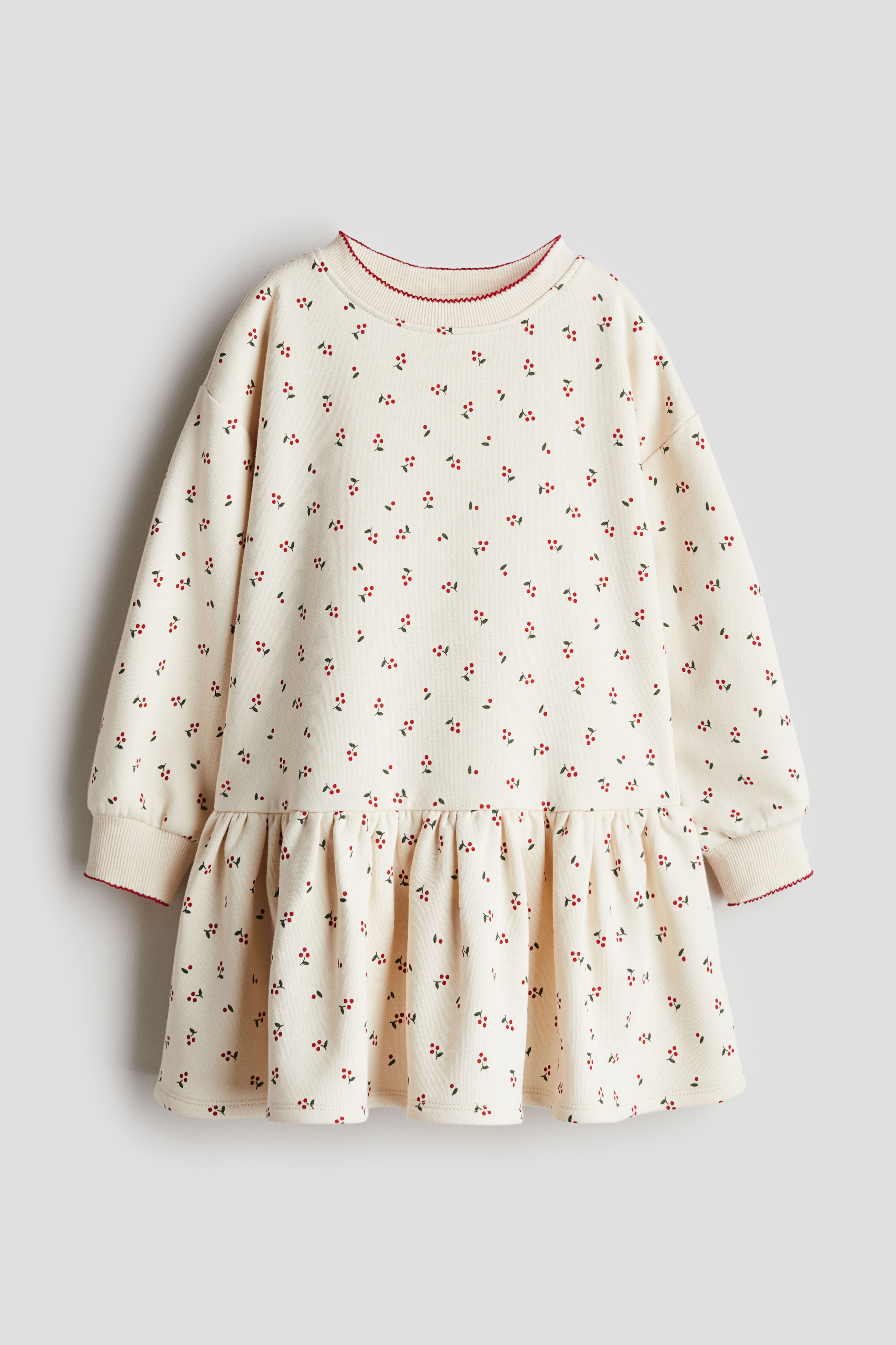 スウェットワンピース - クリーム／ベリー - Kids | H&M JP