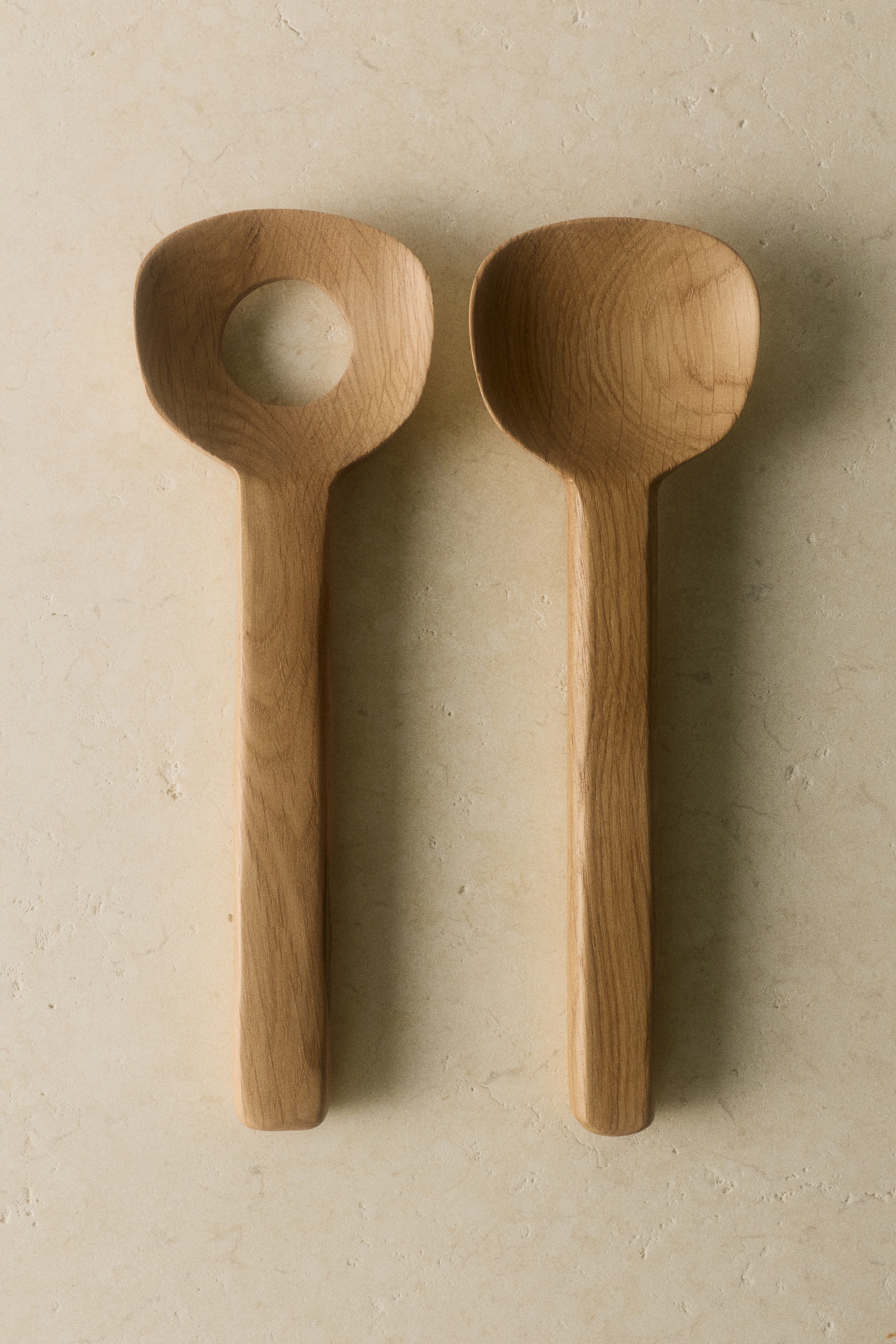 Houten slabestek - Beige