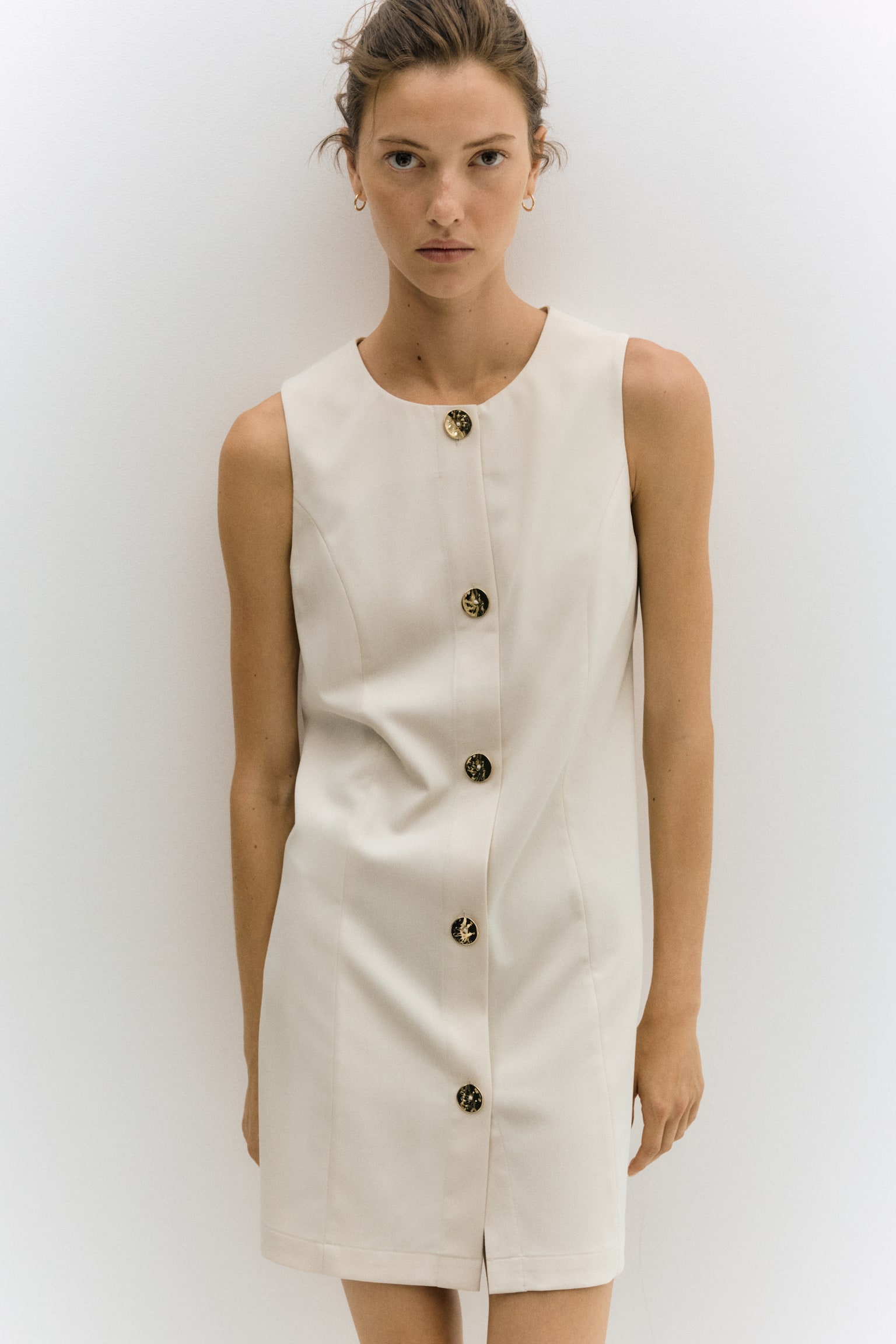 Váy thoải mái - Màu kem - 4