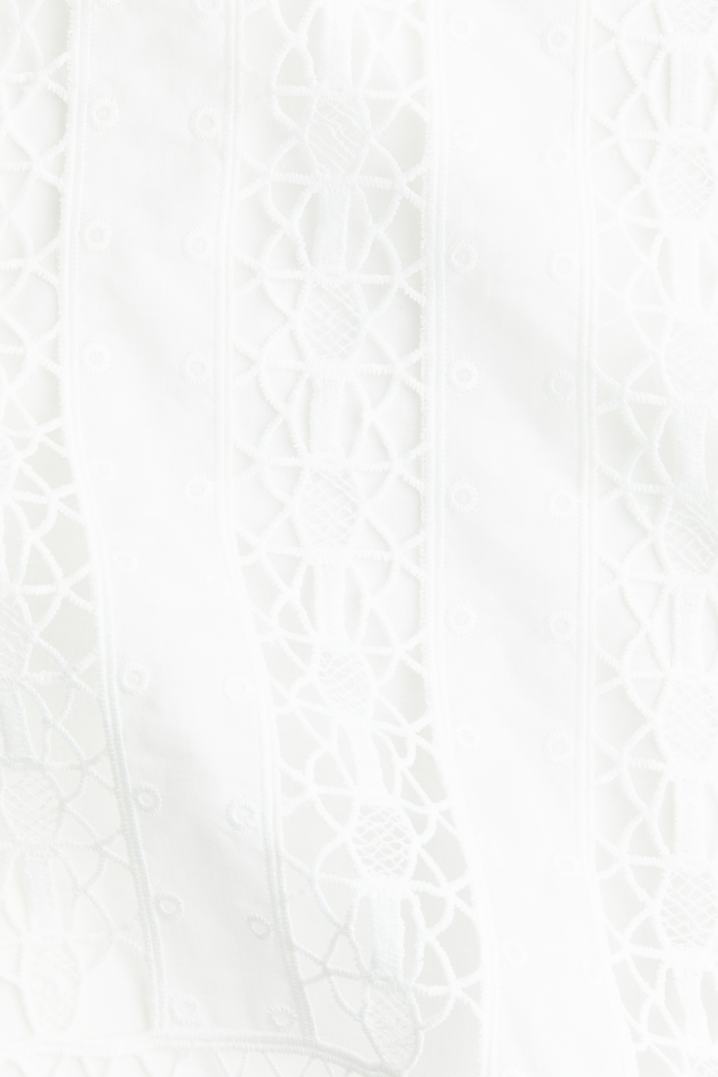 Lace-inset strappy dress