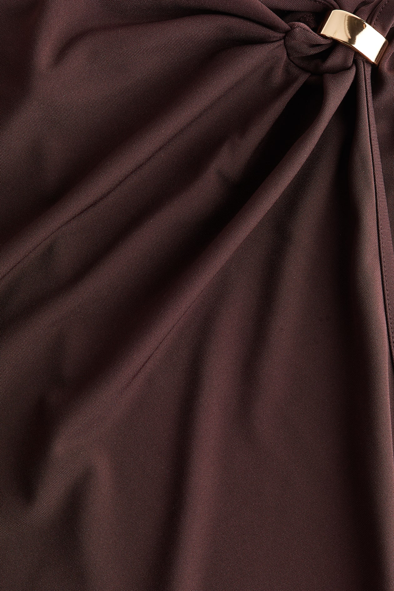 Draped-Detail Jersey Dress - image 2