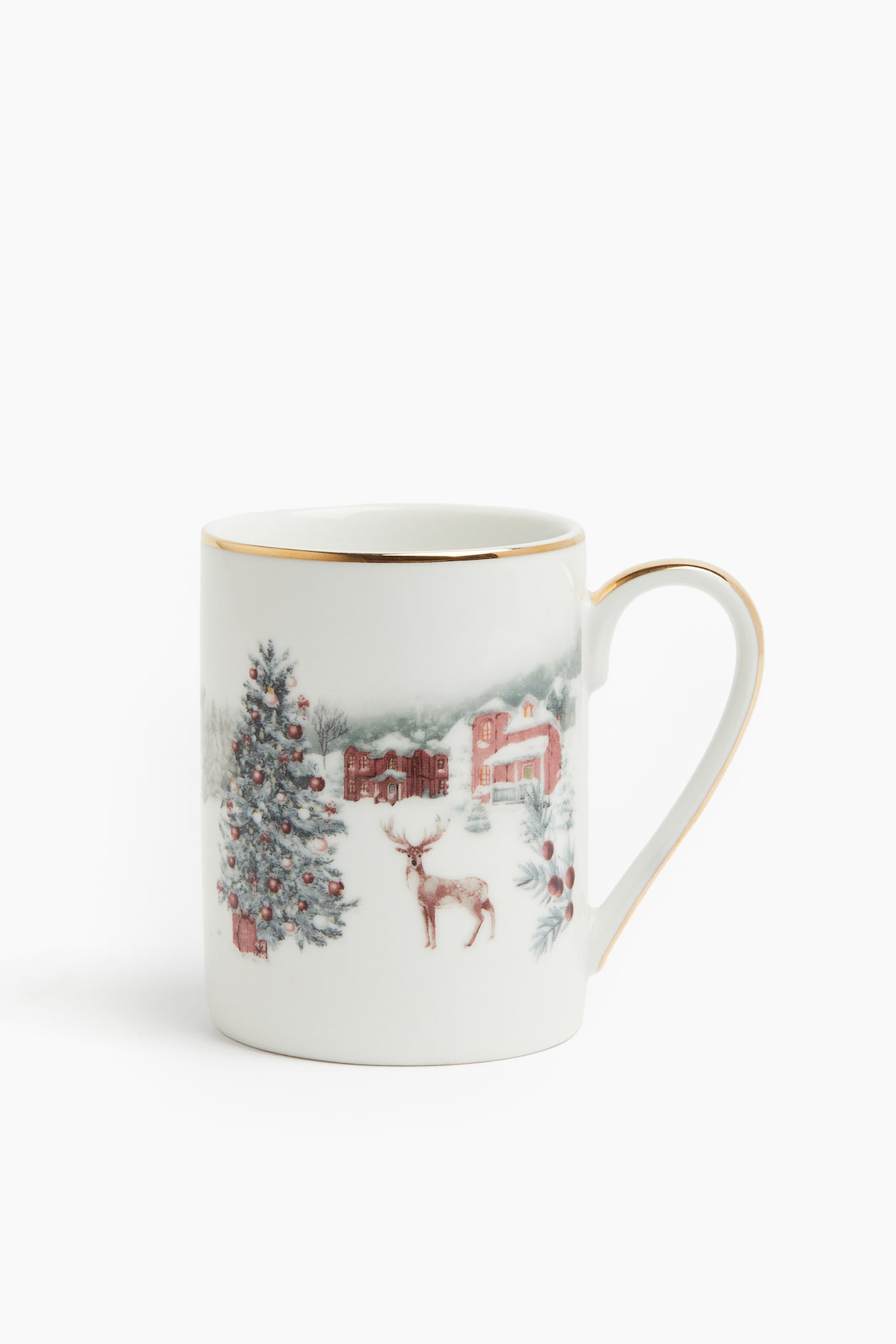 Porseleinen mok - Wit/Kerstmis - HOME | H&M BE