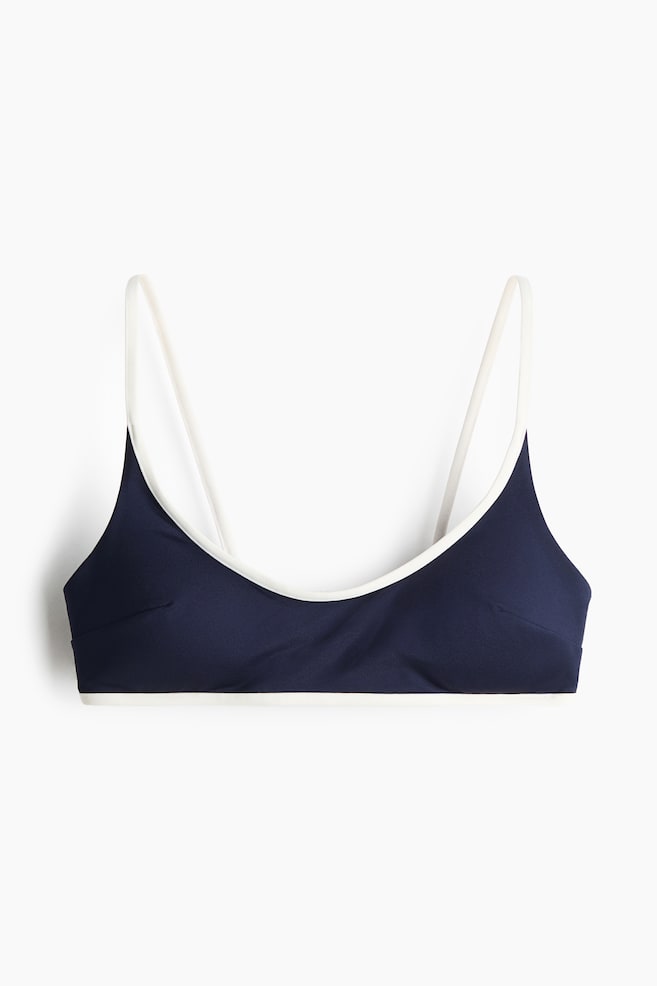 Padded bikini top - Navy blue/Burgundy/Cream/Black/Bright blue - 1