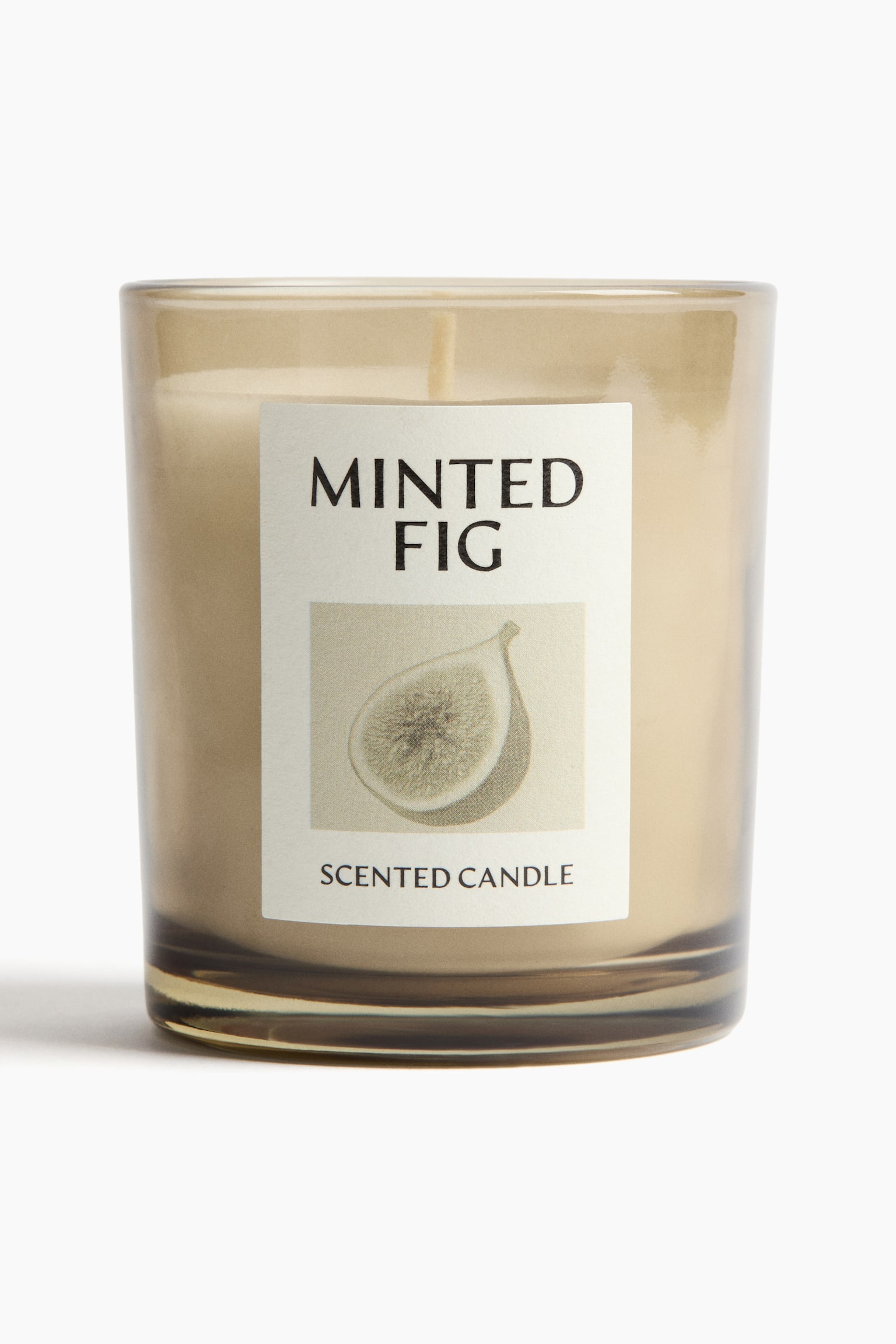 Scented candle in a glass holder - Minted Fig/Vanilla Patchouli/Lemon Verde/Eucalyptus Mist