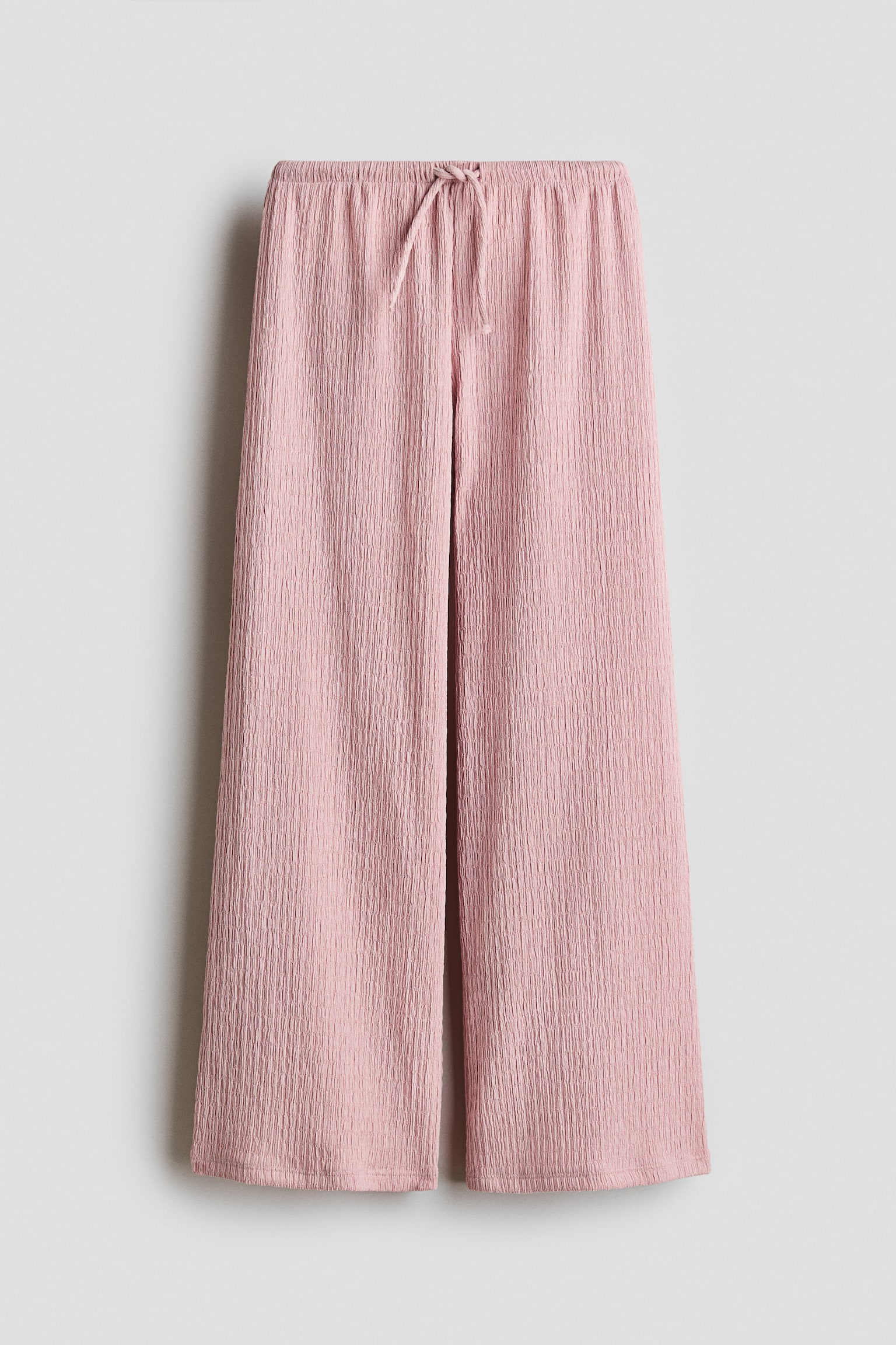 Textured jersey trousers - Pink/Black/Light beige/Black/Light dusty green/Cream/Patterned/Khaki green