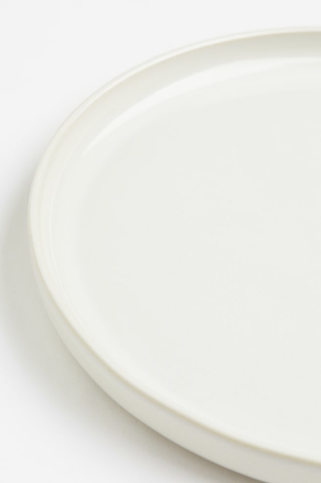 Stoneware plate - Natural white/Shiny/Anthracite grey/Beige/Dark green/dc - 5