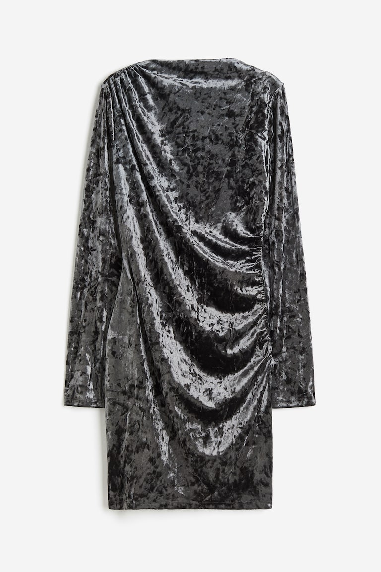 target grey velvet dress Stunning Target Velvet Dress: Holiday & Date Night Perfect!