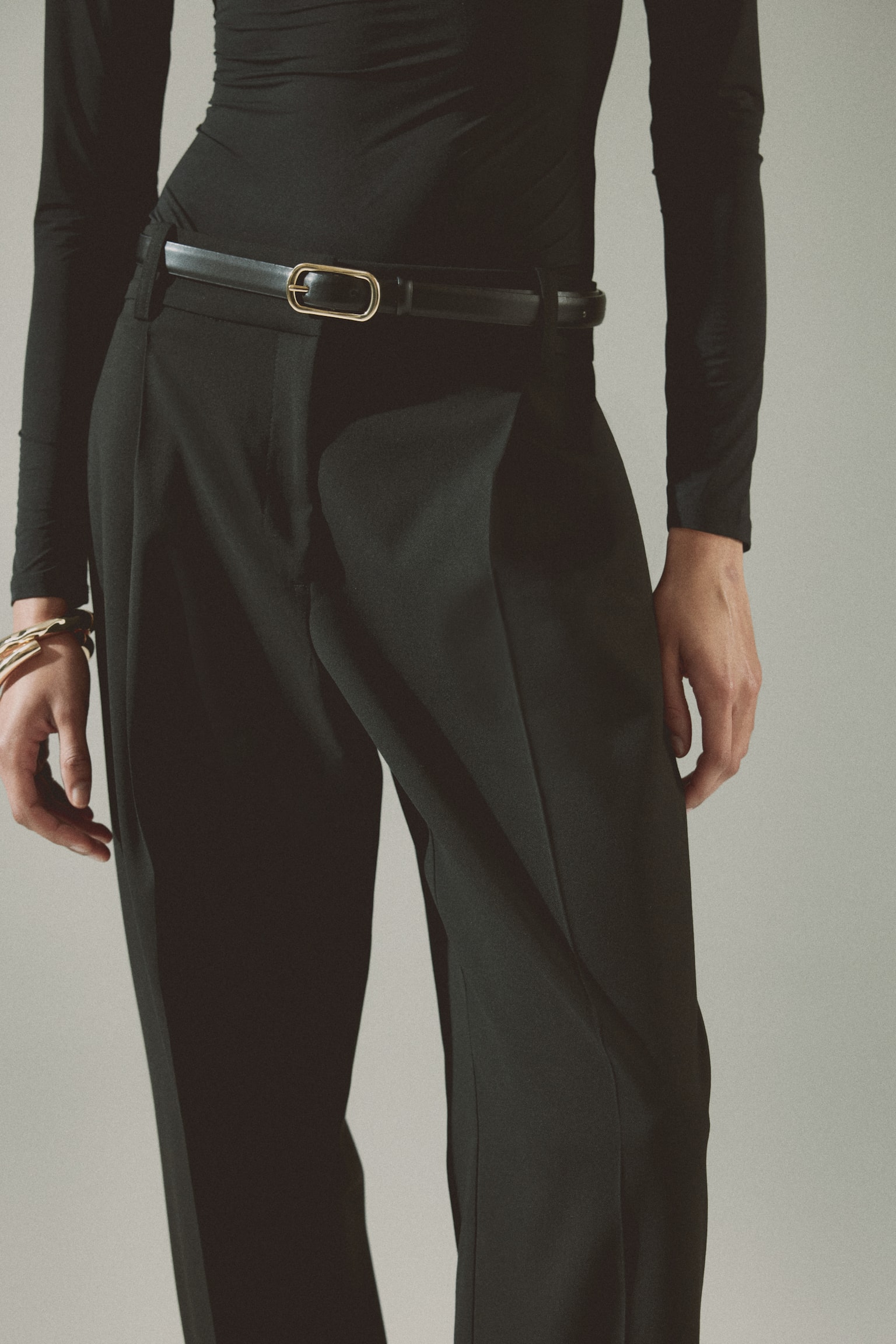 Женские брюки H&M Dress Pants, цвет: Чёрный — фото 6