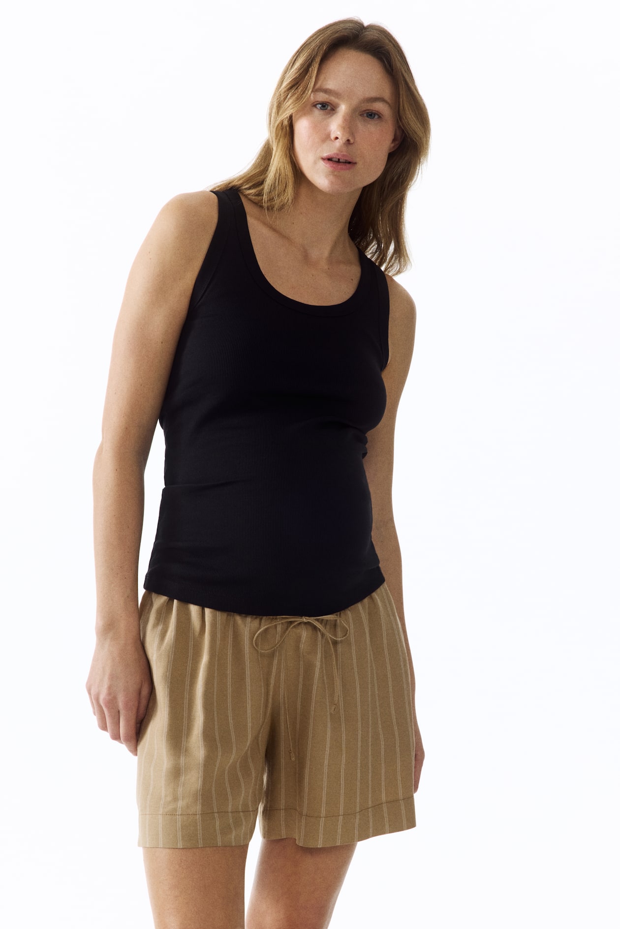 MAMA Linen-Blend Shorts - image 5