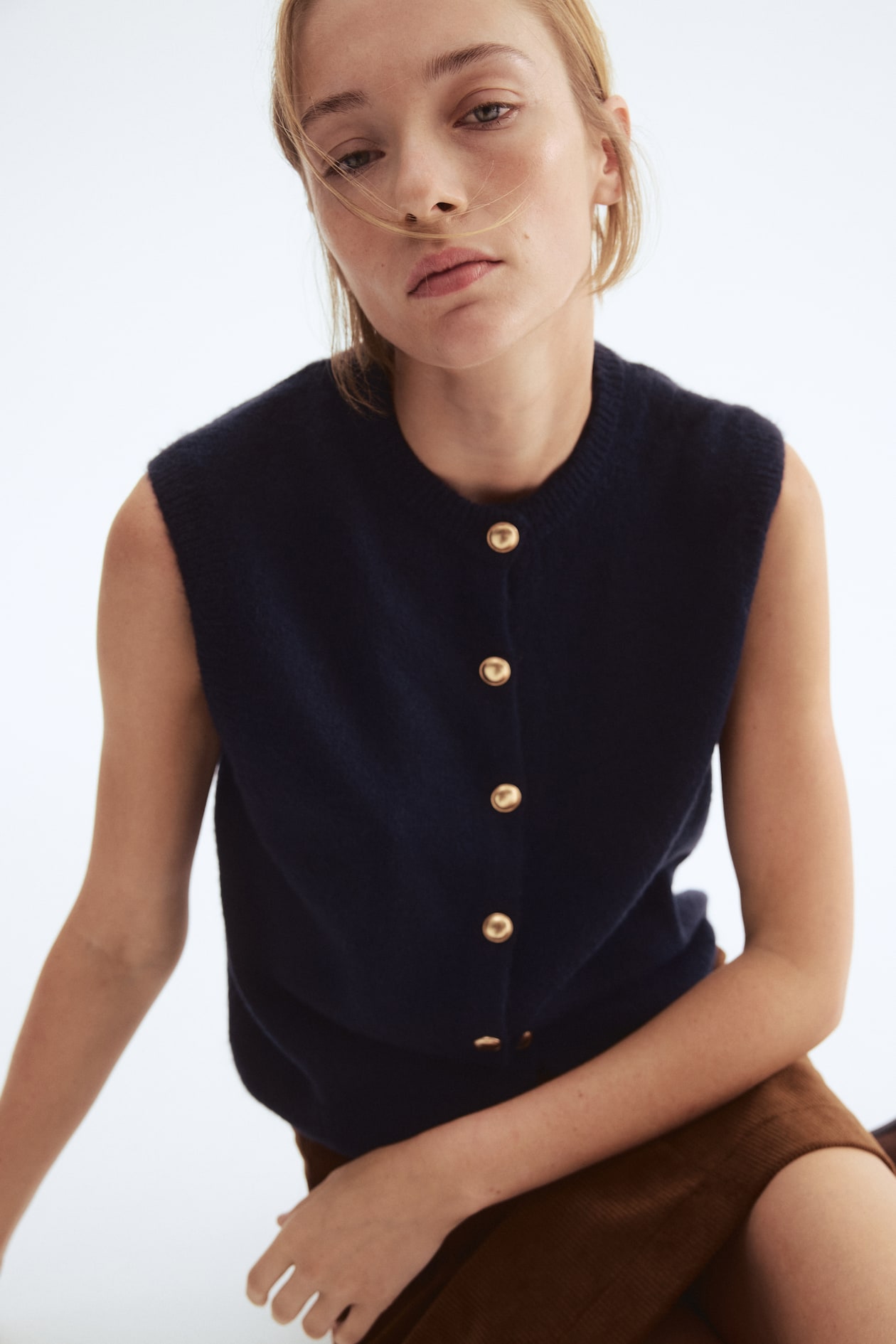 Fine-Knit Vest - image 2
