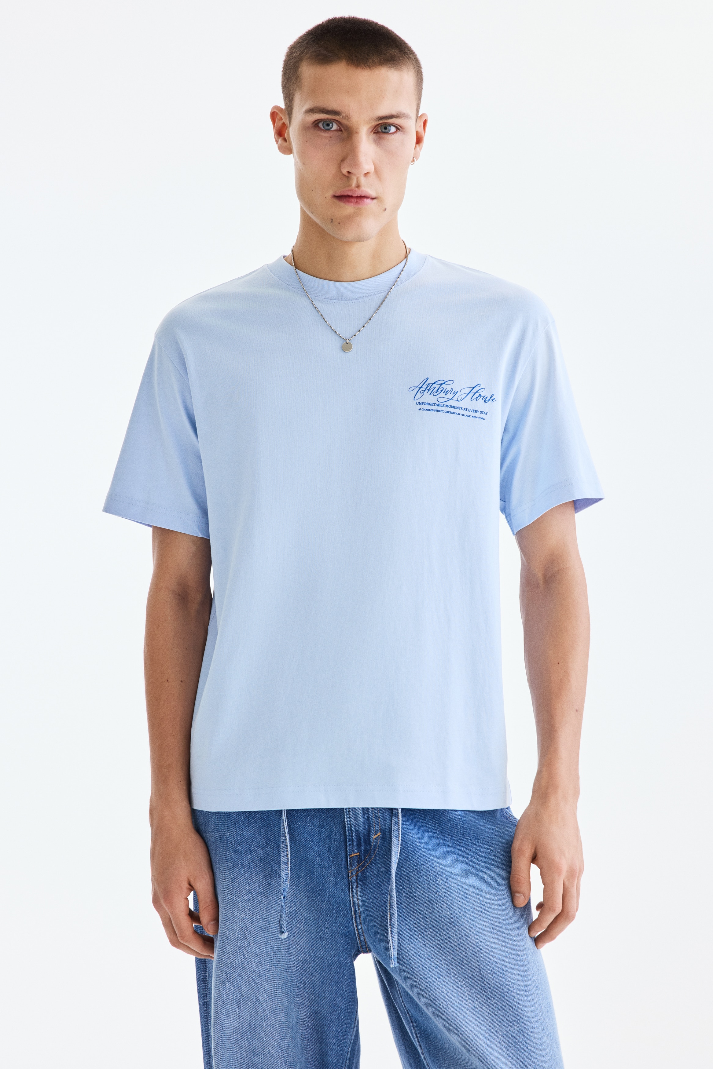 ルーズフィット プリントTシャツ - ホワイト／Offside Society - Men