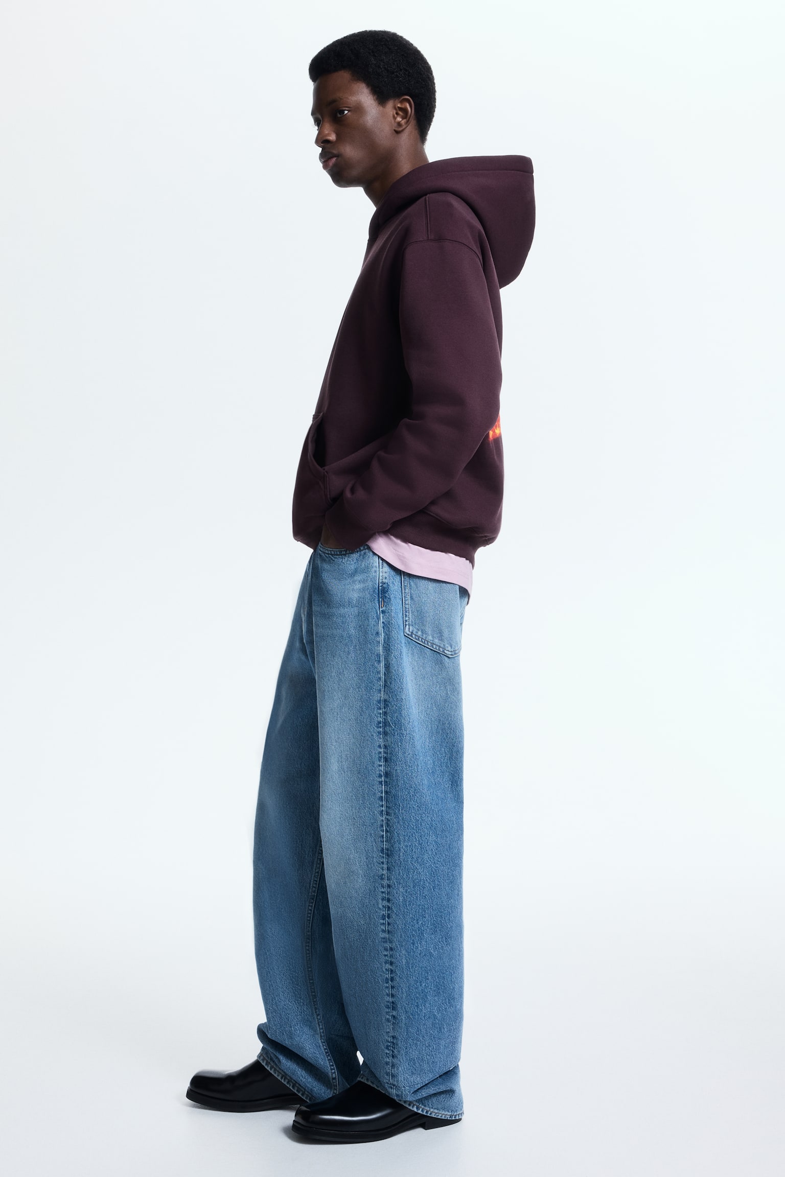 Loose Fit Hoodie - Burgundy/California/Black/Batman/Black/Gremlins/Black/Ford - 3