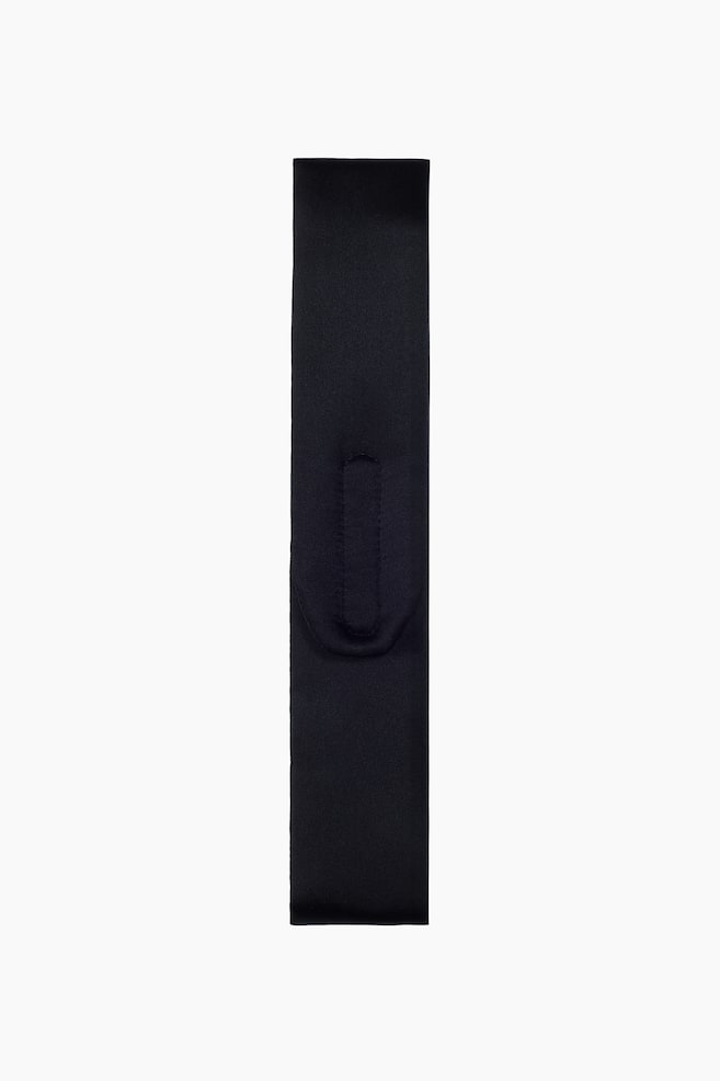 Cintas para el cabello en seda - Negro - 1