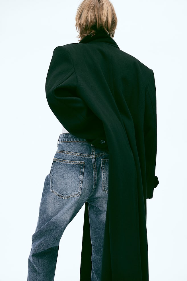 Straight High Jeans - Denimblå/Medium denimblå/Sort/Washed out/Lys denimblå/Sort - 4