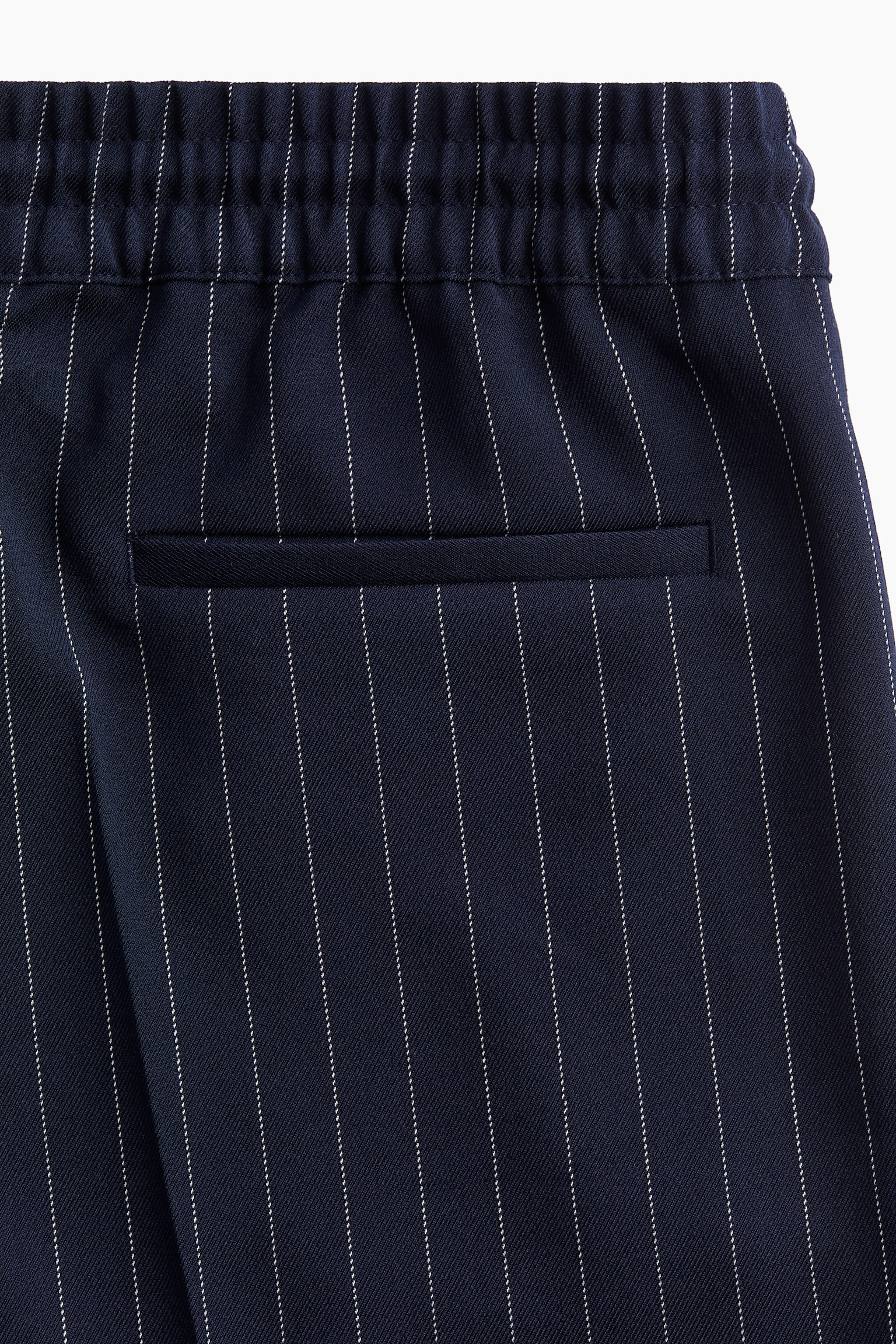 Wide pull-on trousers - Navy blue/Pinstriped/Dark grey/Pinstriped/Black/Beige/Grey marl/Black/Pinstriped/Grey marl/Black/White/Black - 3