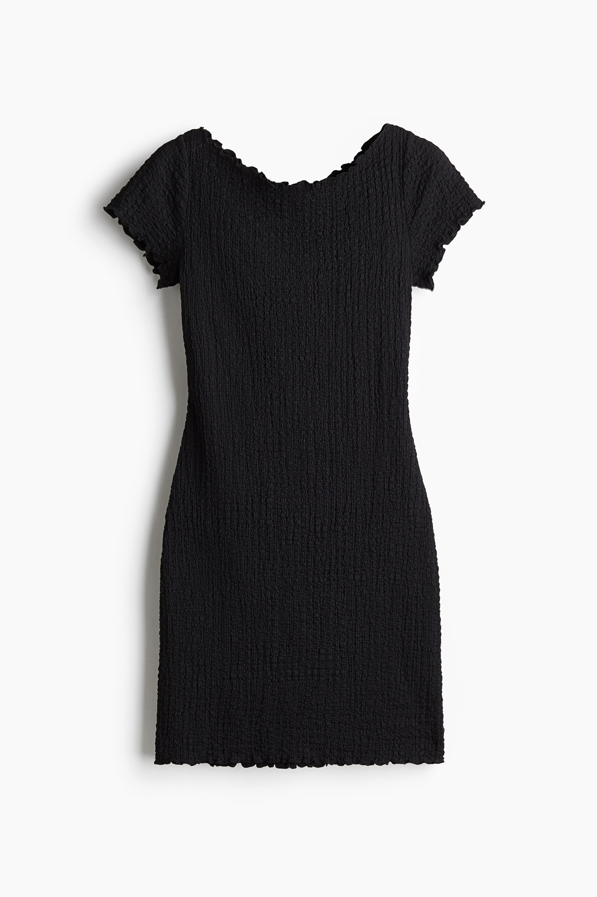 Crinkled Dress with Overlocked Trim from H&M - $12.49