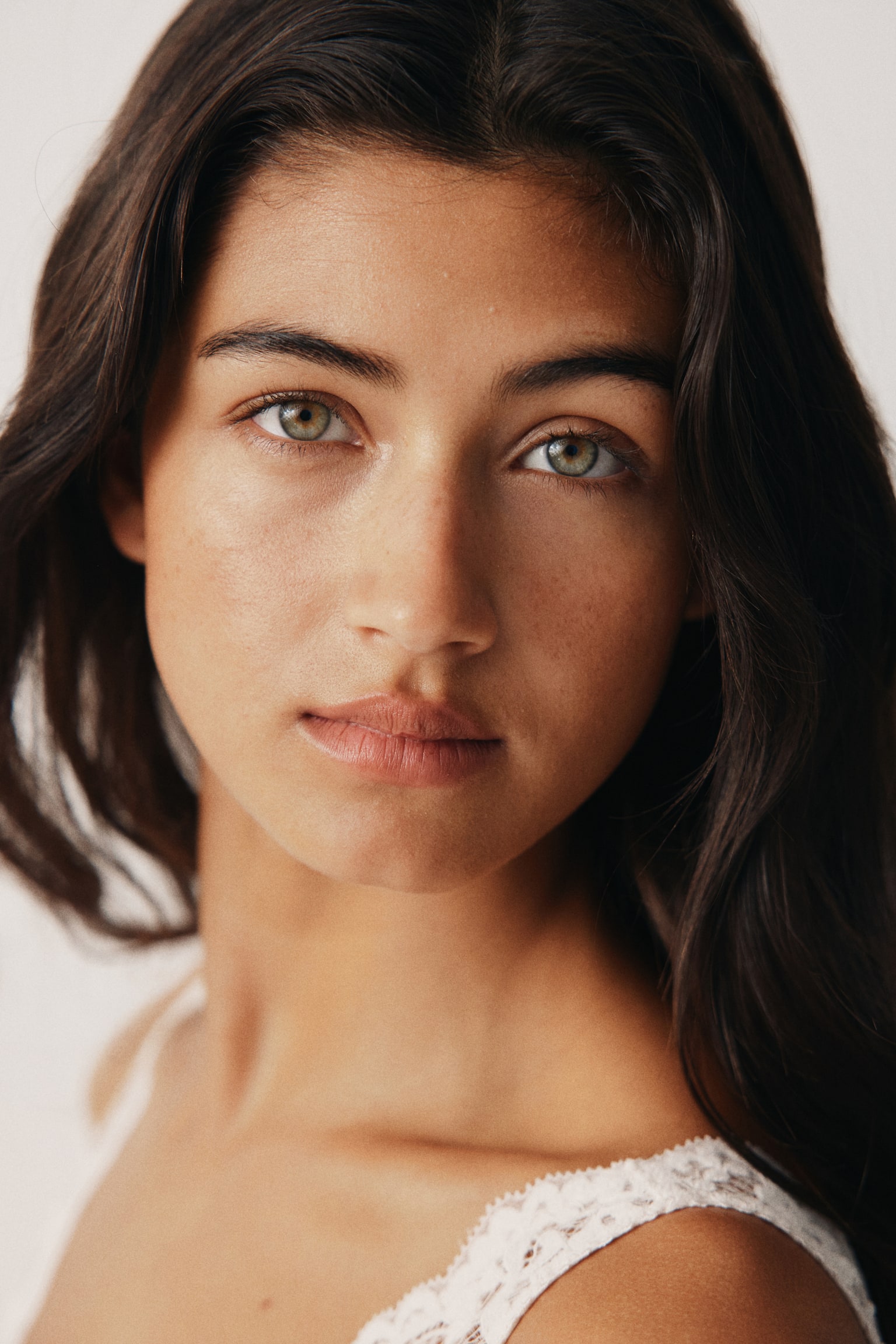 Bralette in pizzo - Beige pallido/Nero - 5