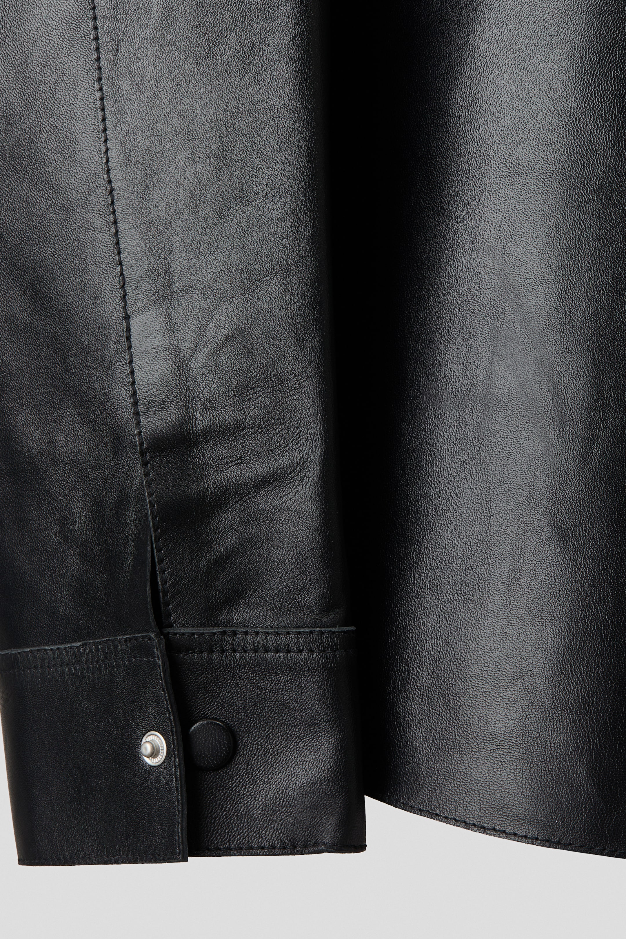 Leather Overshirt