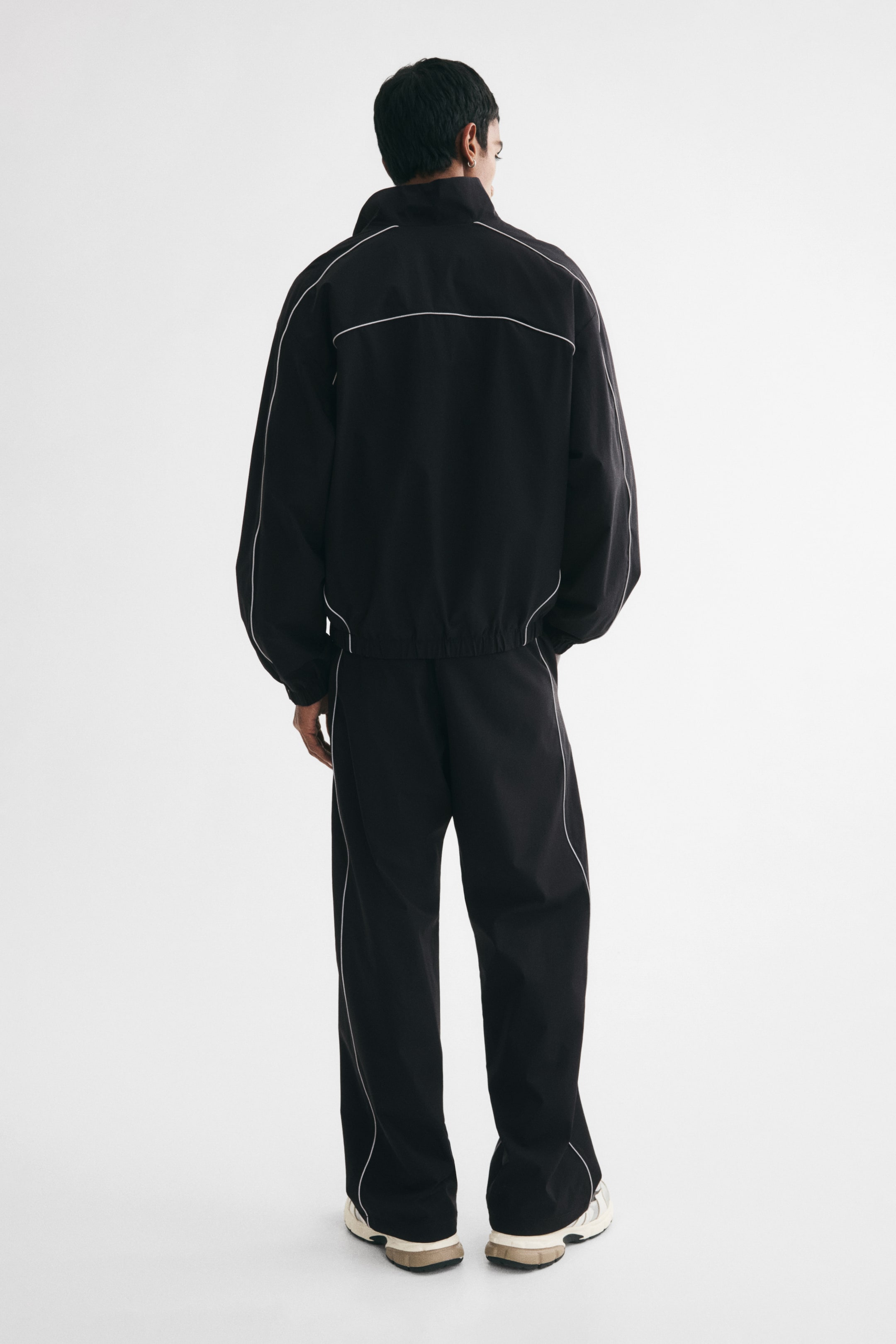 Мужские брюки H&M Relaxed-Fit Track Pants — фото 7